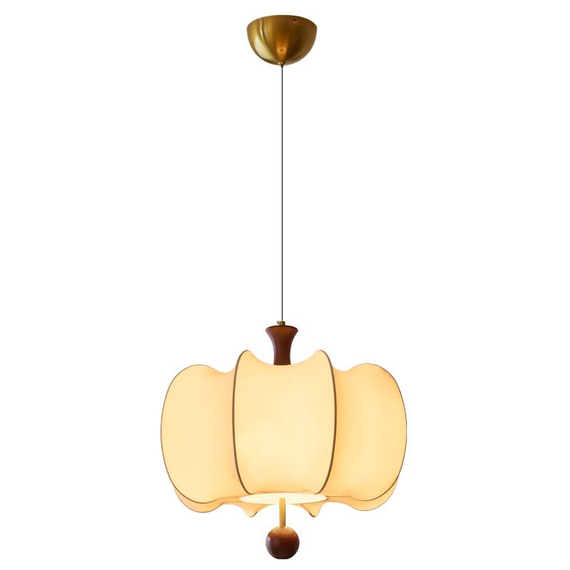 Divelo Fabric Wood Pendant Light-Neutral Decor