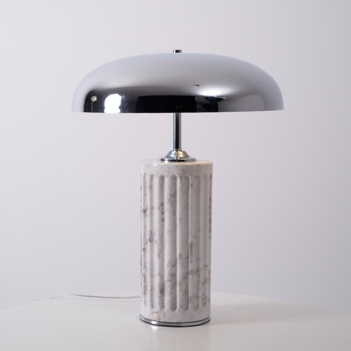 Zenith Modern Marble Table Lamp-Neutral Decor