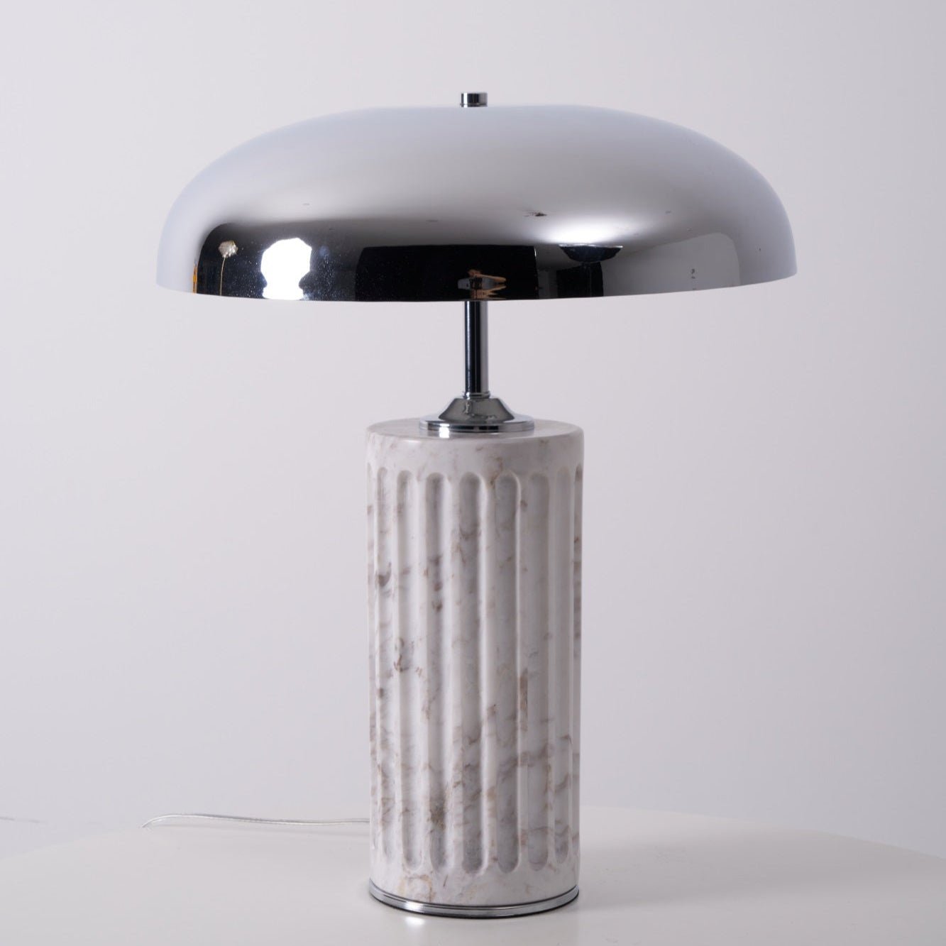 Zenith Modern Marble Table Lamp-Neutral Decor