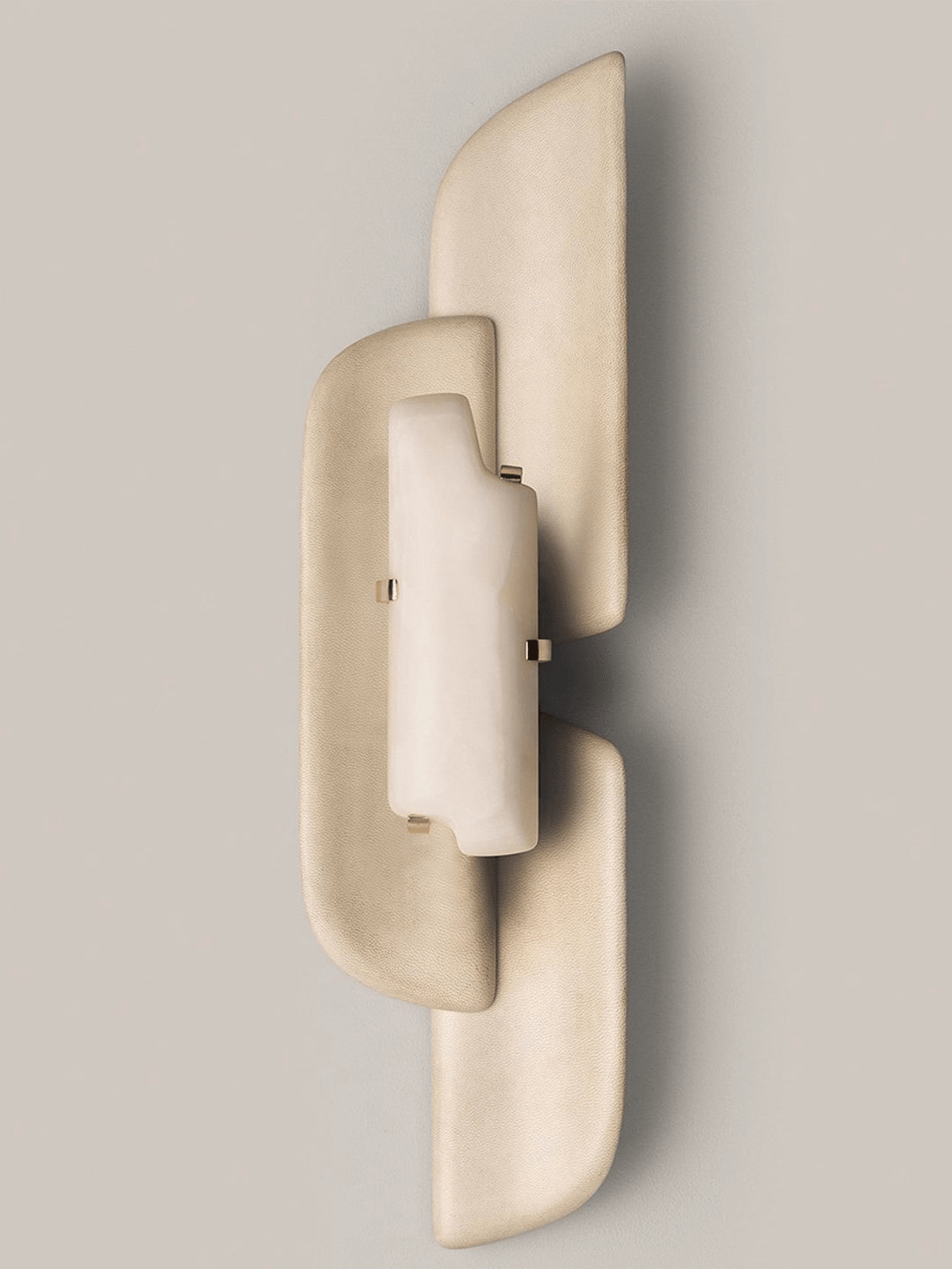Aurellin Alabaster Sconce-Neutral Decor