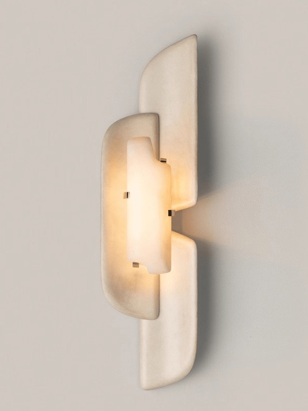 Aurellin Alabaster Sconce-Neutral Decor