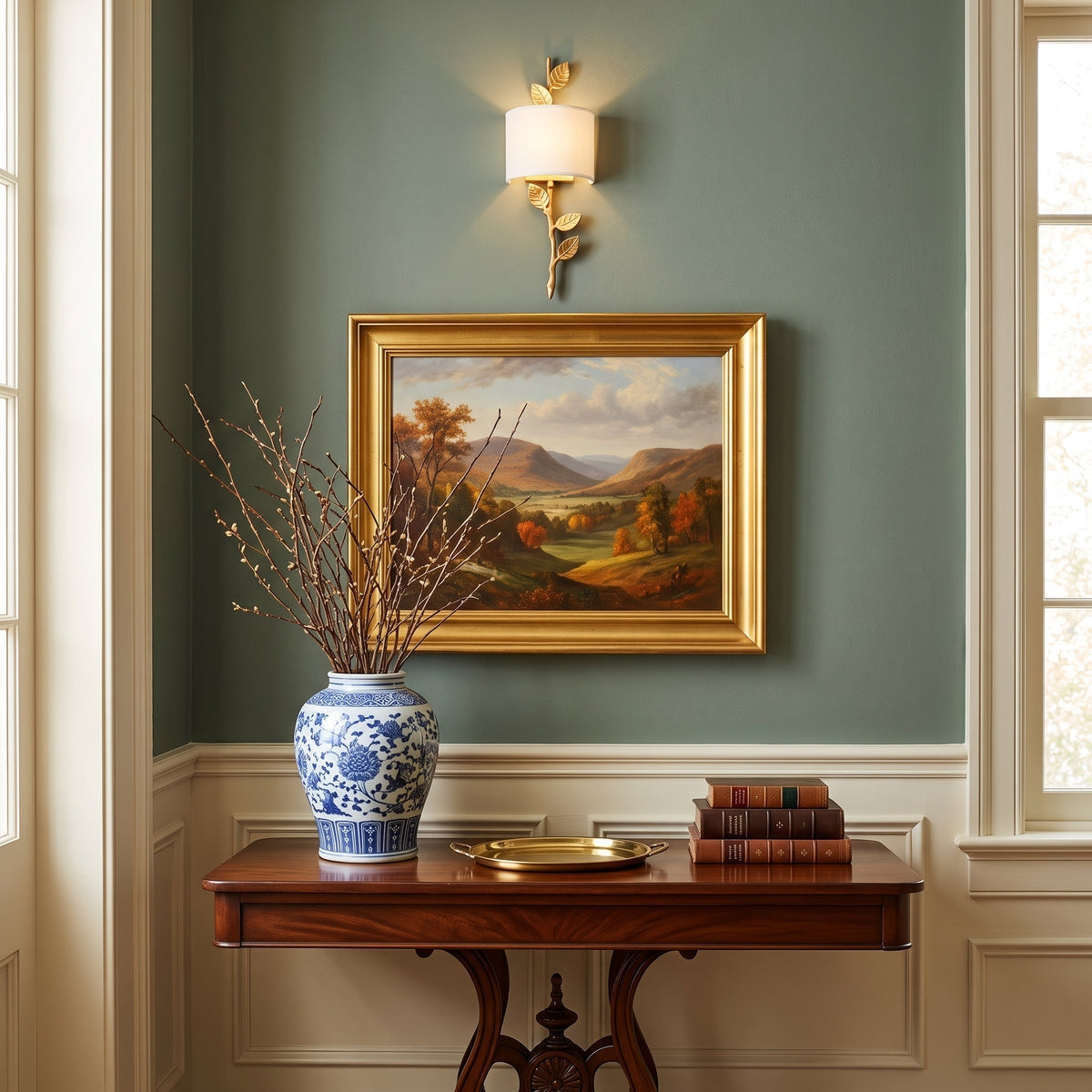 Farringmere Leaf Wall Sconce