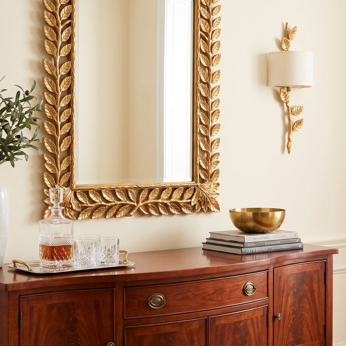 Farringmere Leaf Wall Sconce