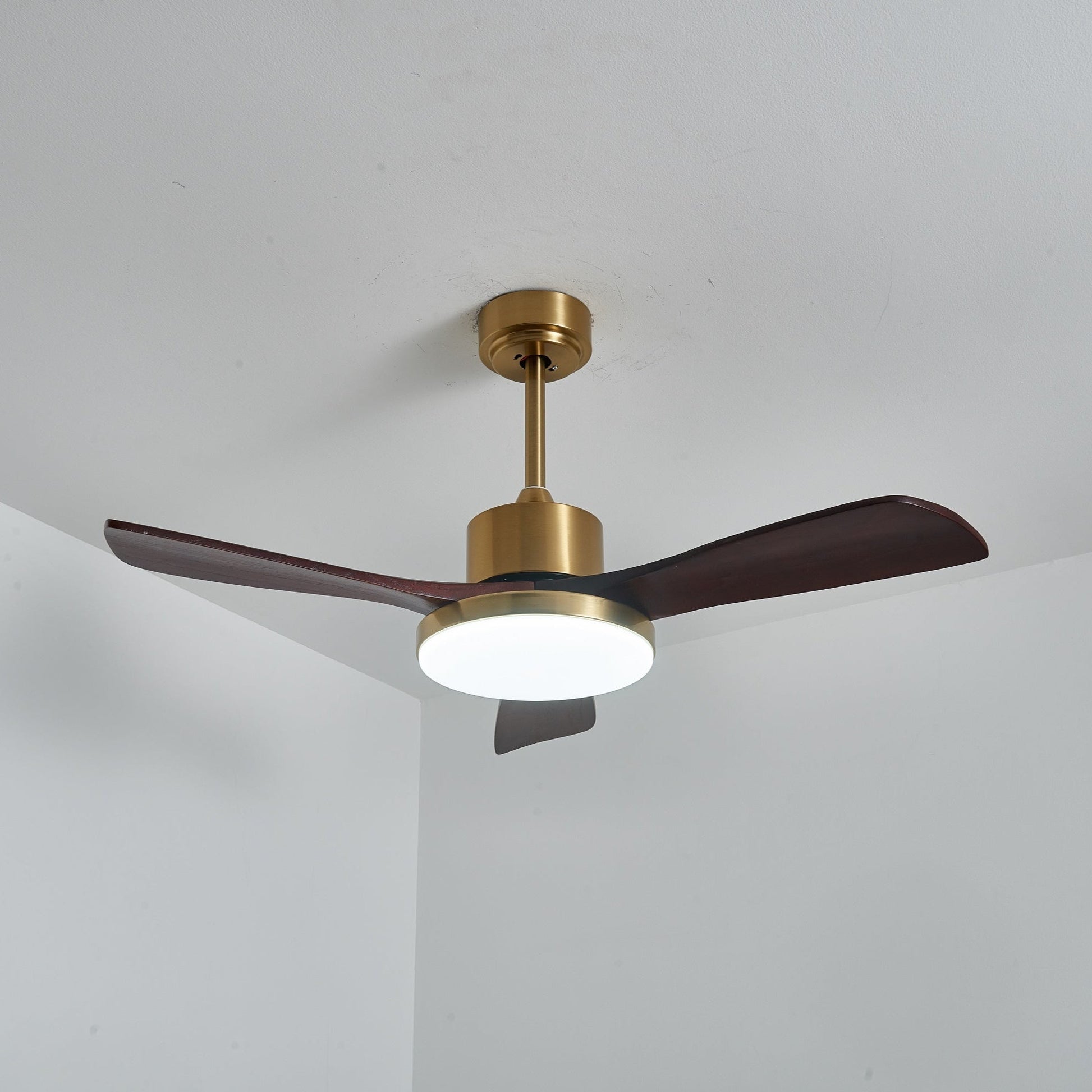 Xen Modern Wood Ceiling Fan Light-Neutral Decor