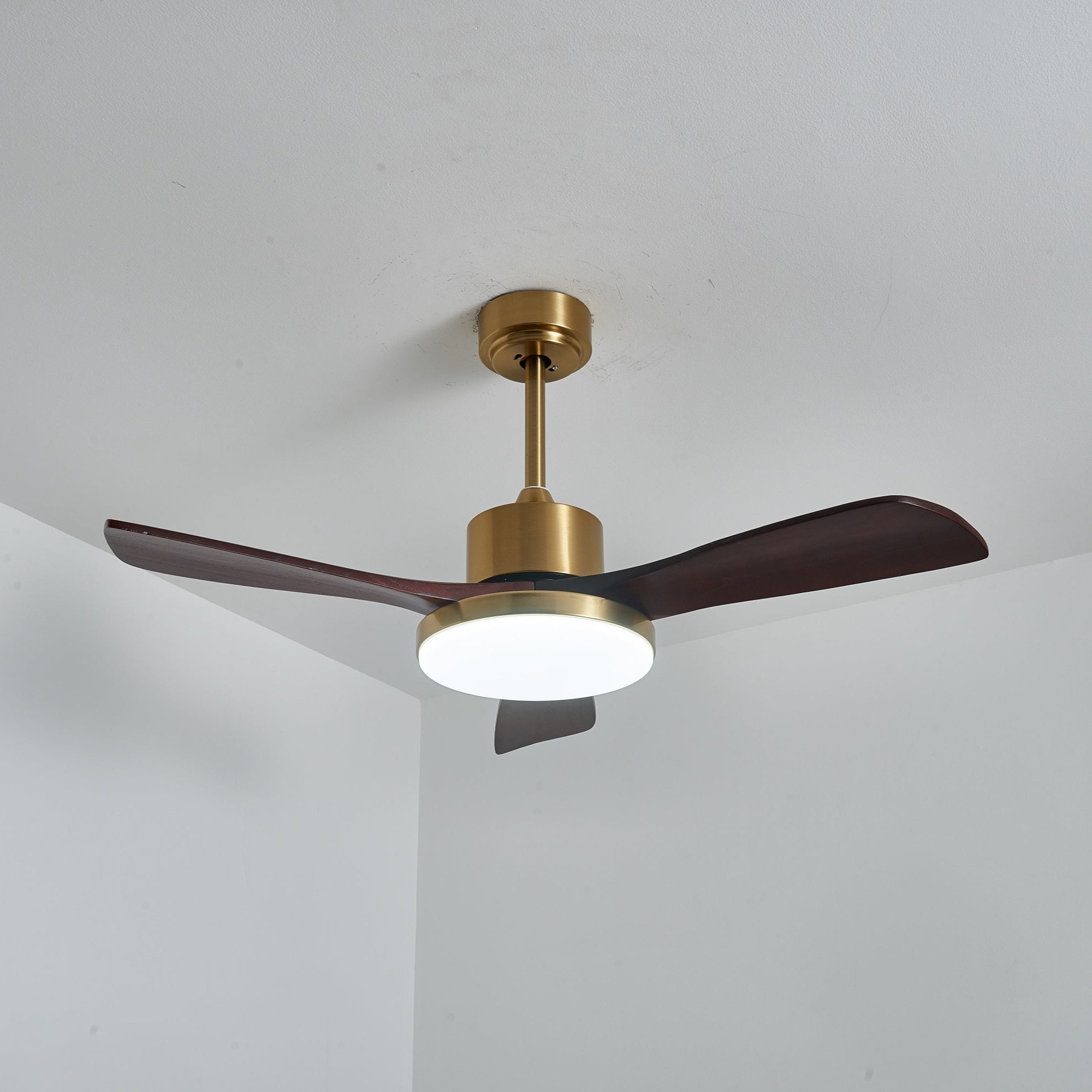 Xen Modern Wood Ceiling Fan Light-Neutral Decor