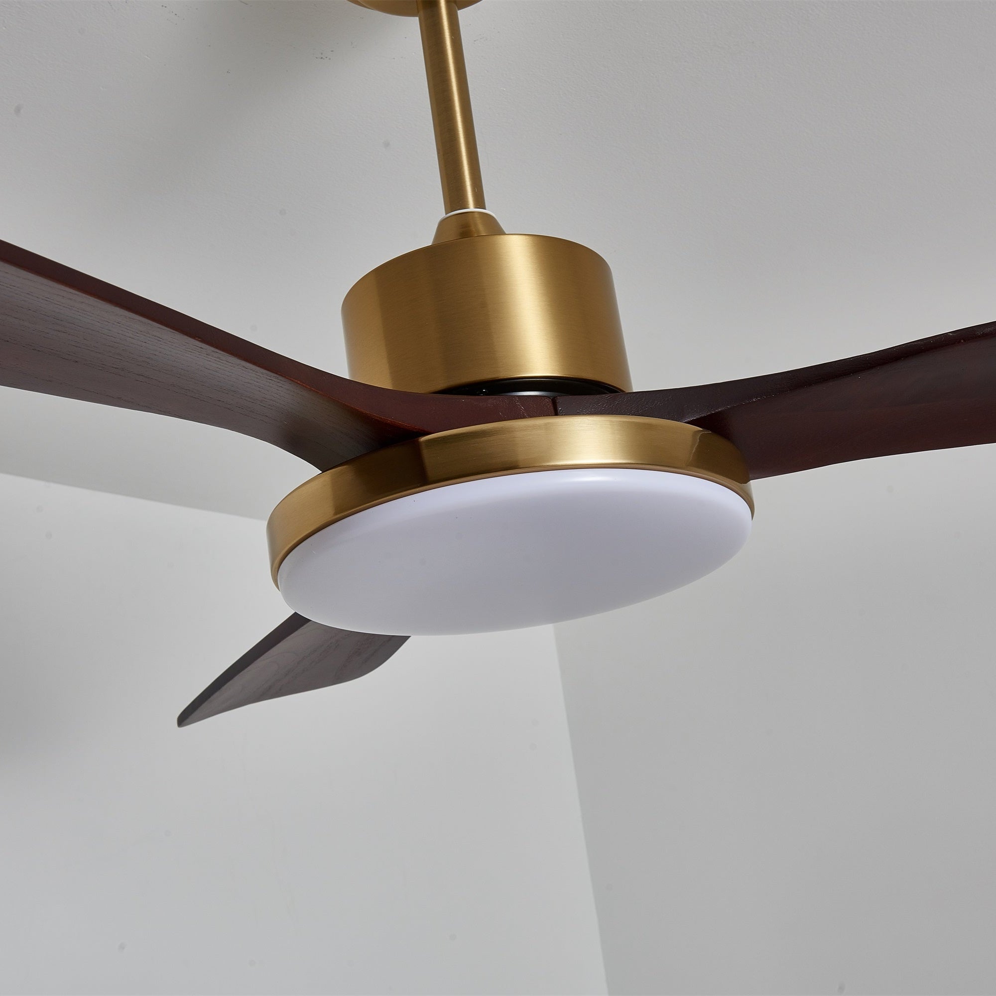 Xen Modern Wood Ceiling Fan Light-Neutral Decor
