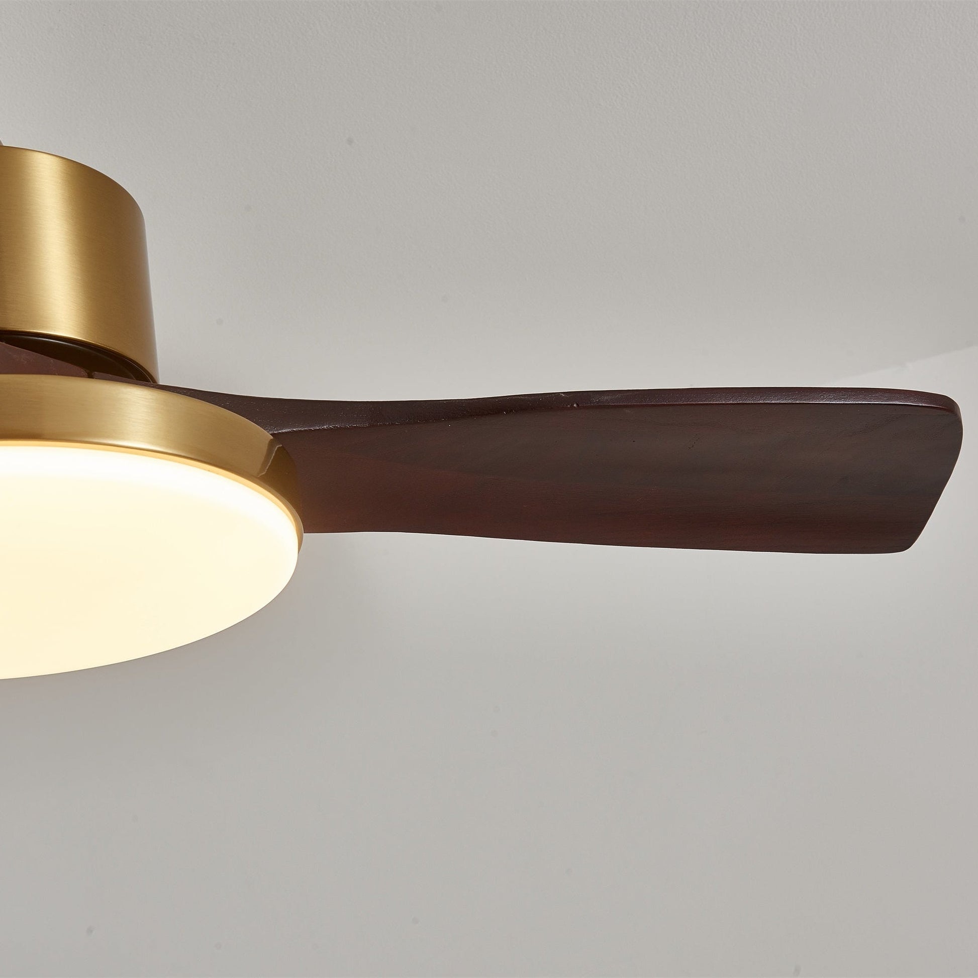 Xen Modern Wood Ceiling Fan Light-Neutral Decor