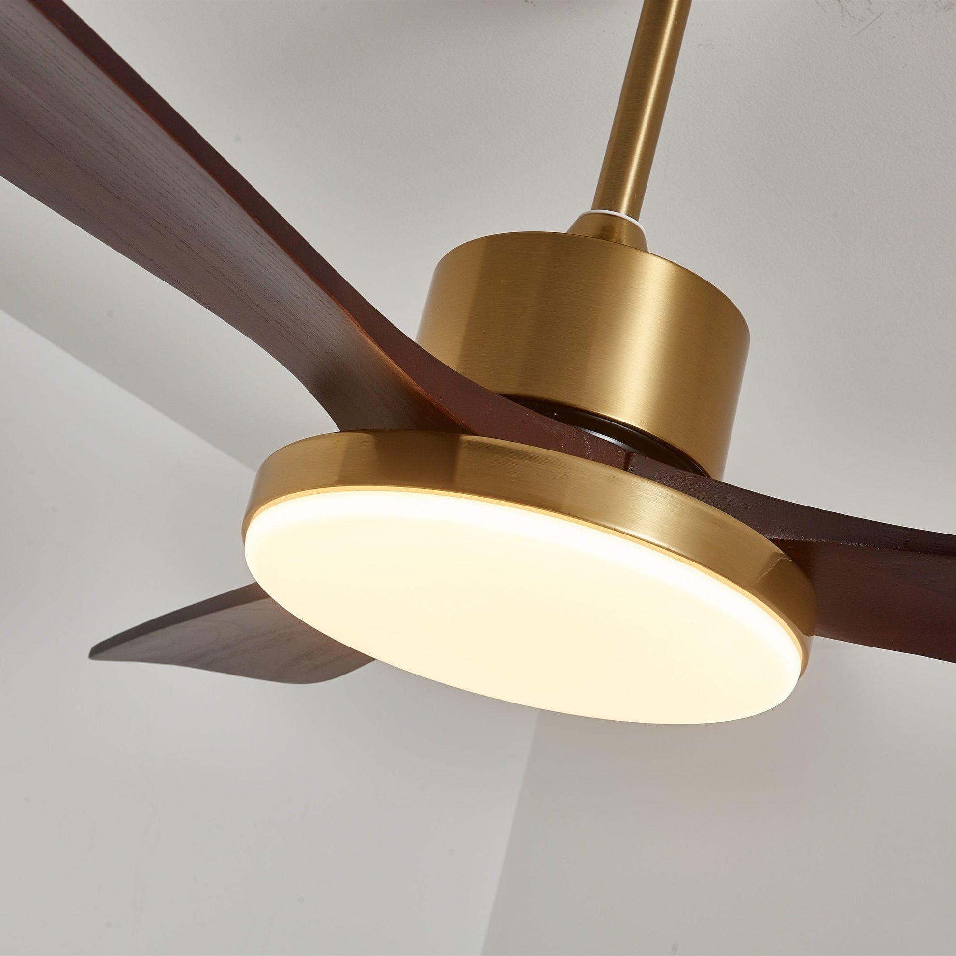 Xen Modern Wood Ceiling Fan Light-Neutral Decor