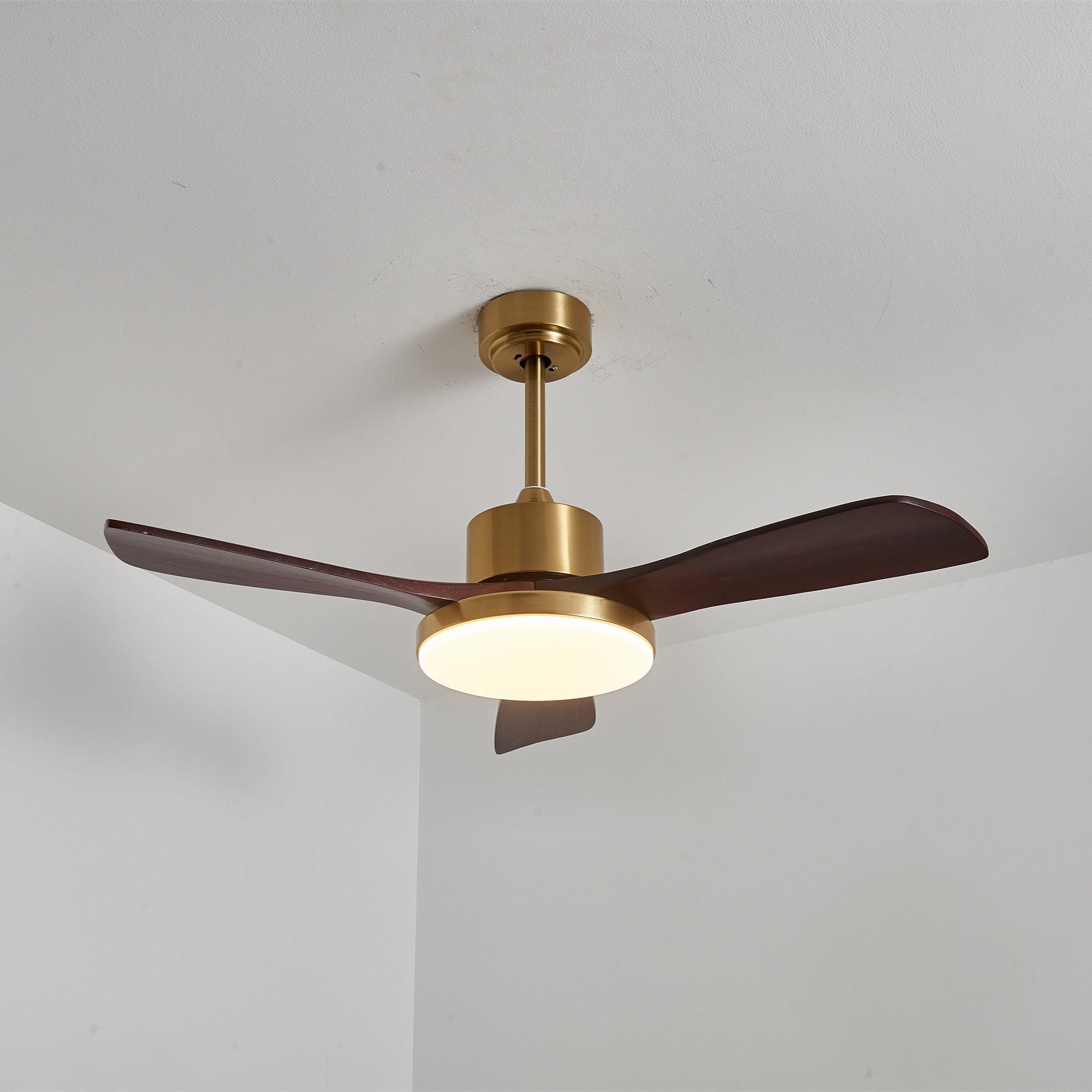 Xen Modern Wood Ceiling Fan Light-Neutral Decor