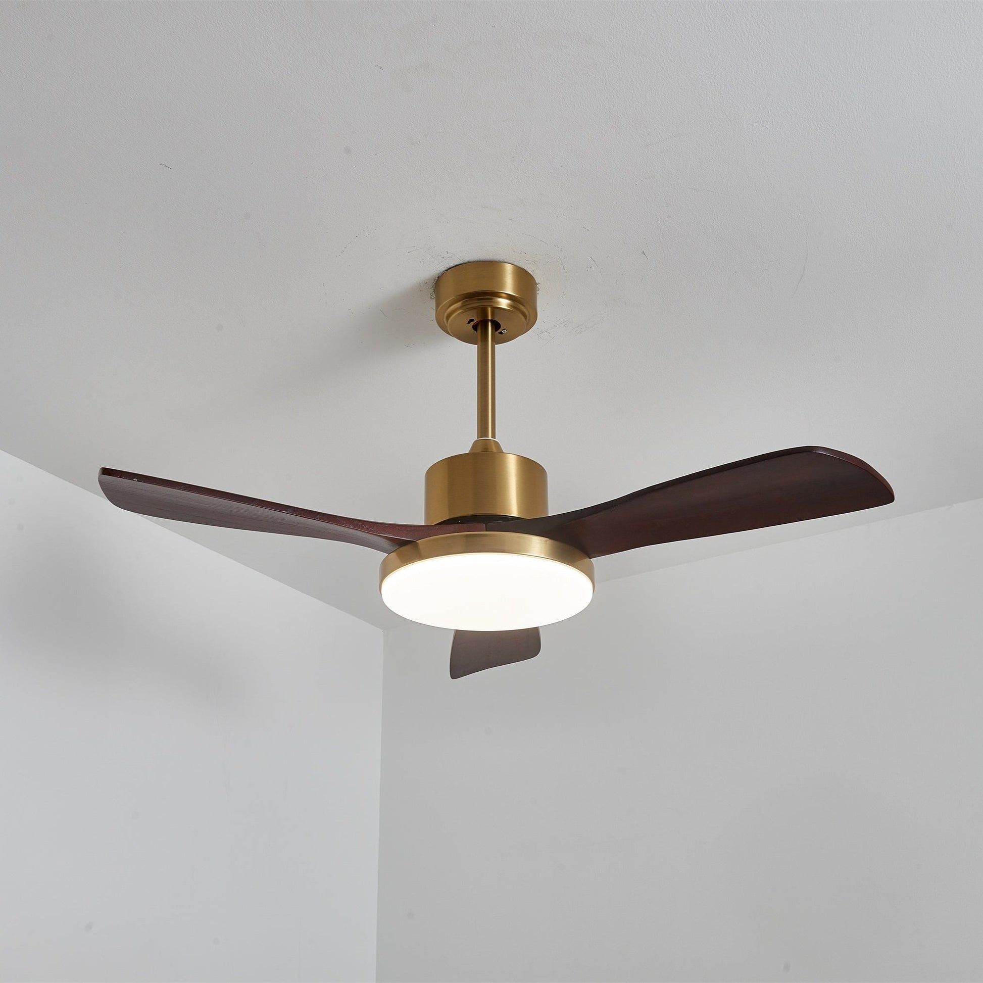 Xen Modern Wood Ceiling Fan Light-Neutral Decor