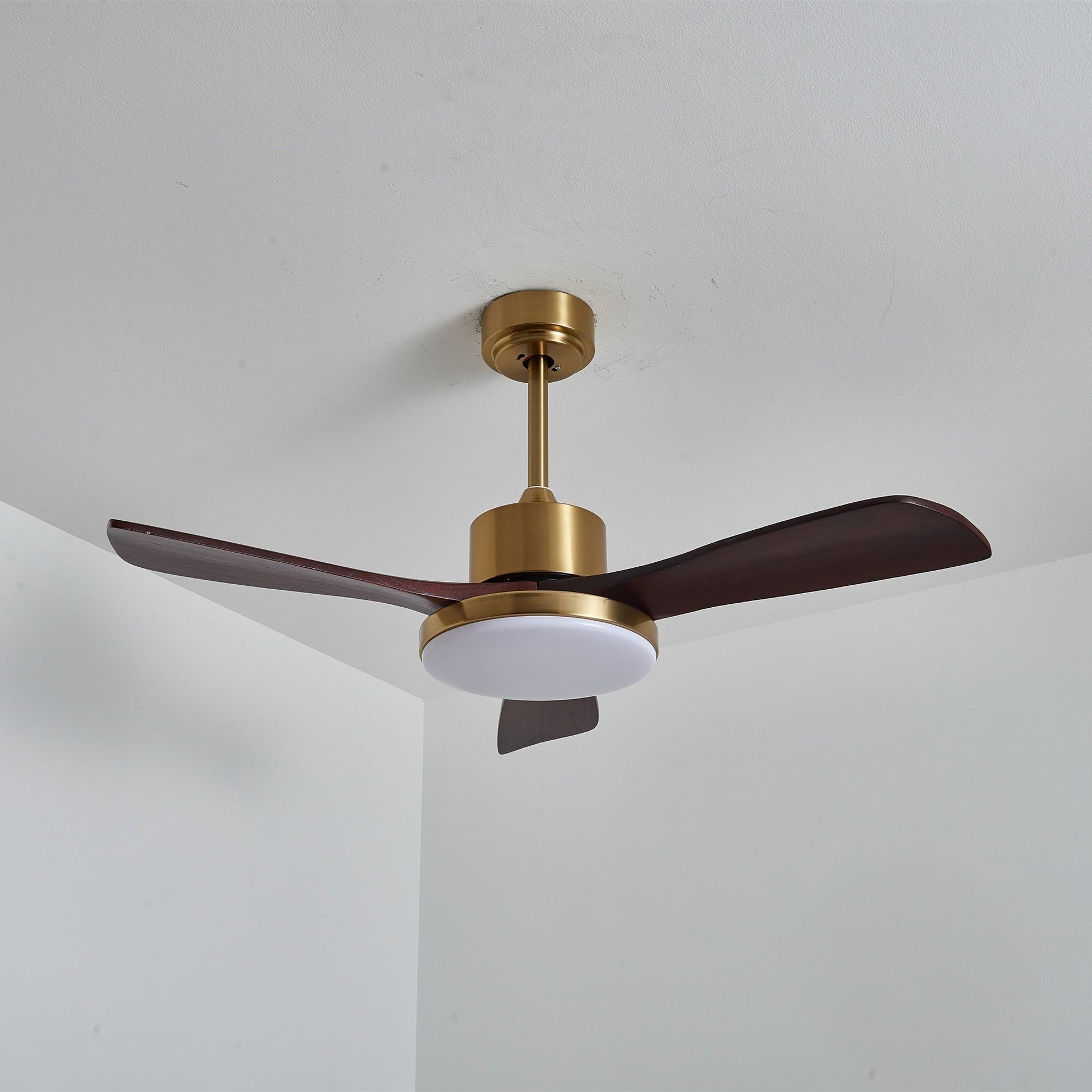 Xen Modern Wood Ceiling Fan Light-Neutral Decor