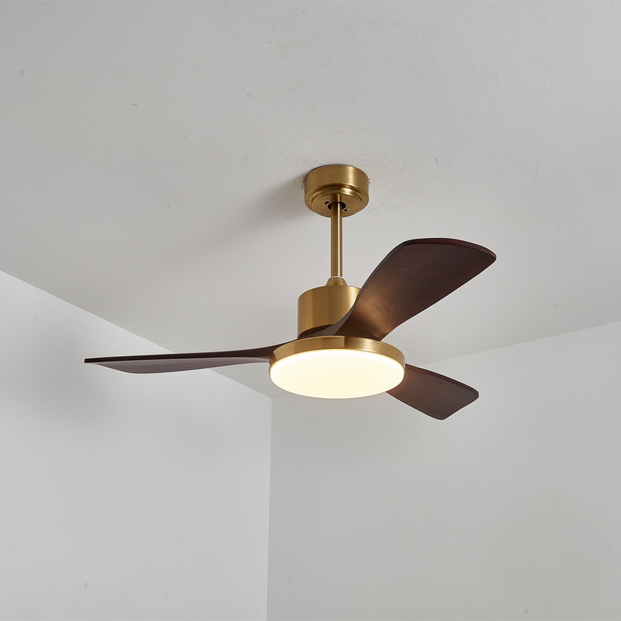 Xen Modern Wood Ceiling Fan Light-Neutral Decor