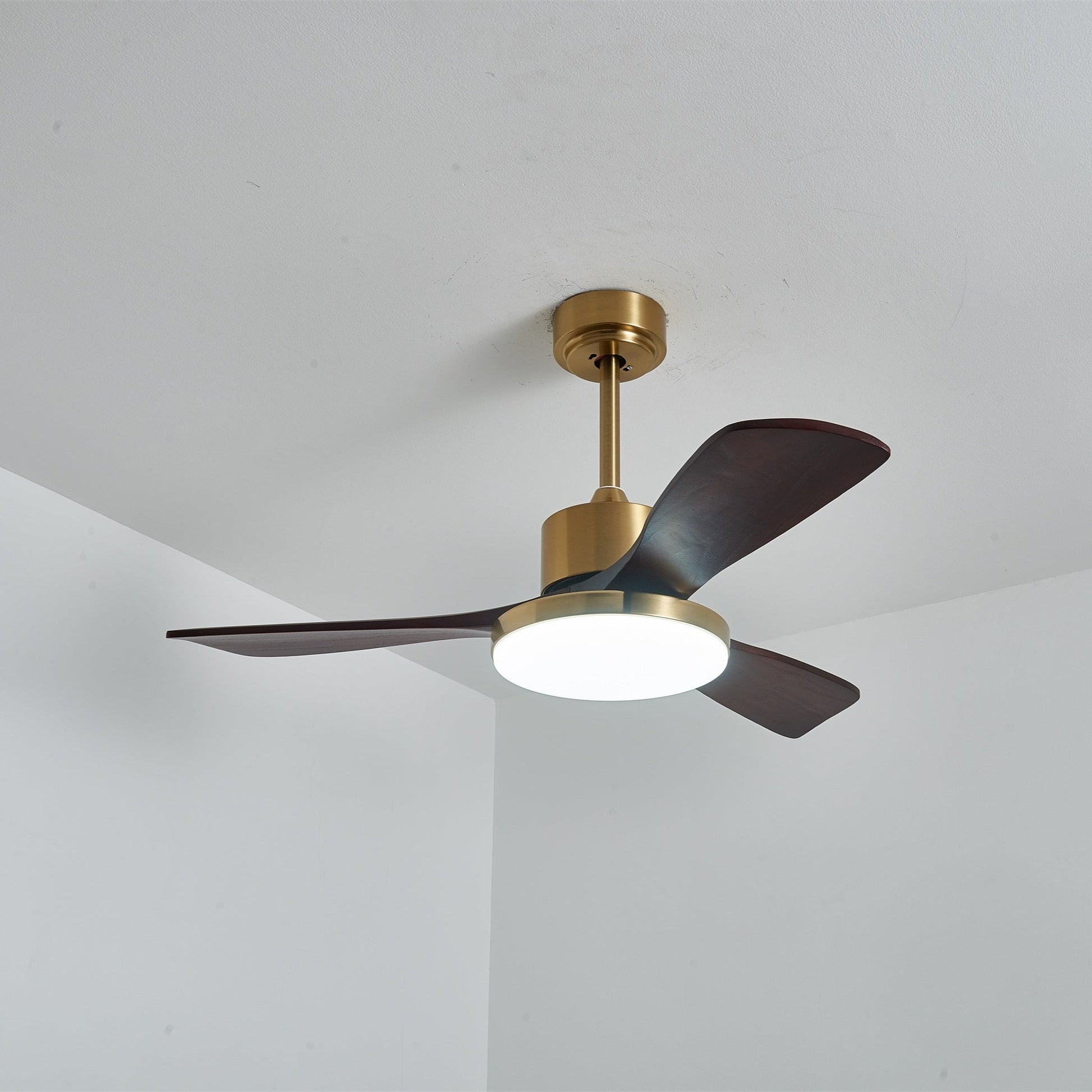 Xen Modern Wood Ceiling Fan Light-Neutral Decor