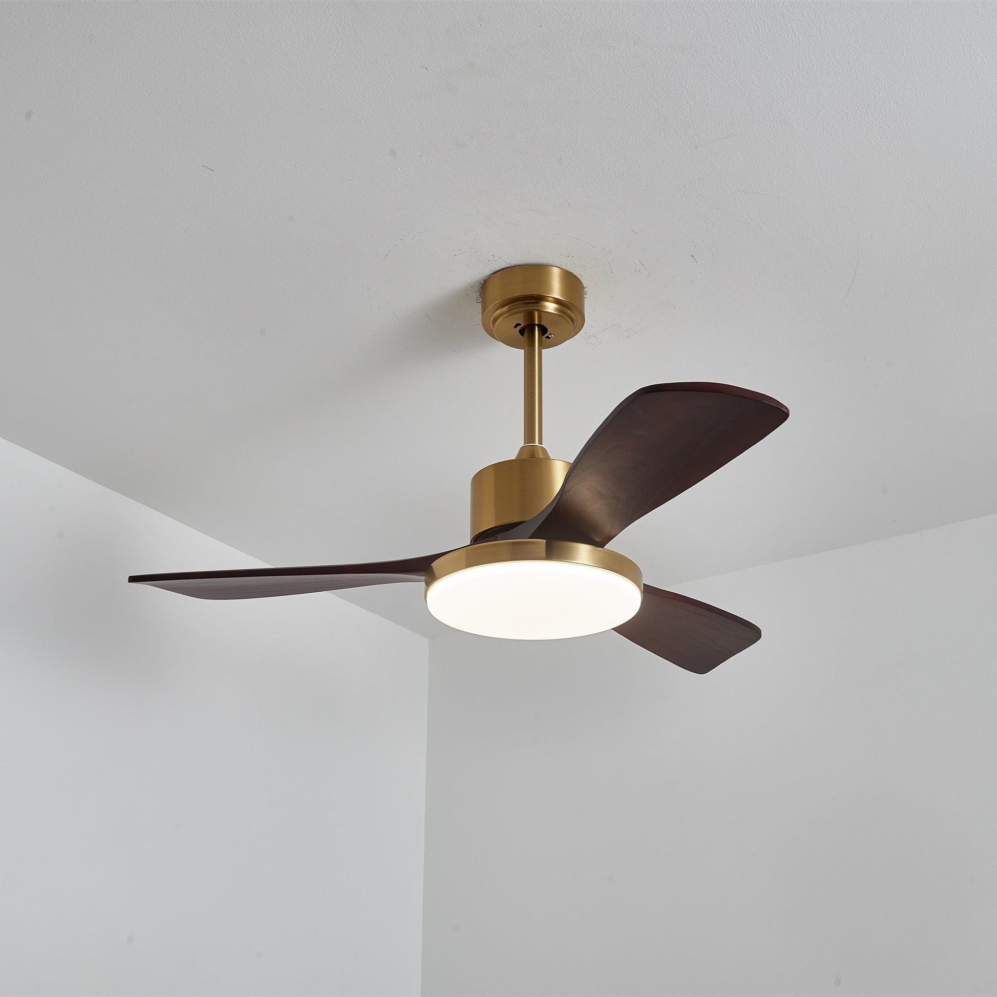 Xen Modern Wood Ceiling Fan Light-Neutral Decor