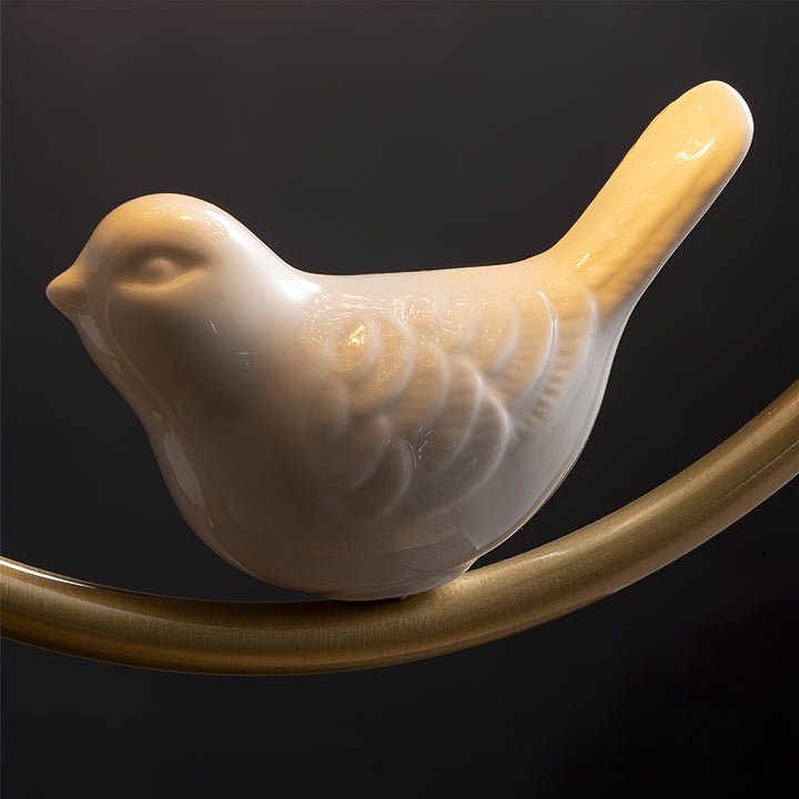 Otis Linearo Artistic Ceramic Bird Ceiling Light-Neutral Decor