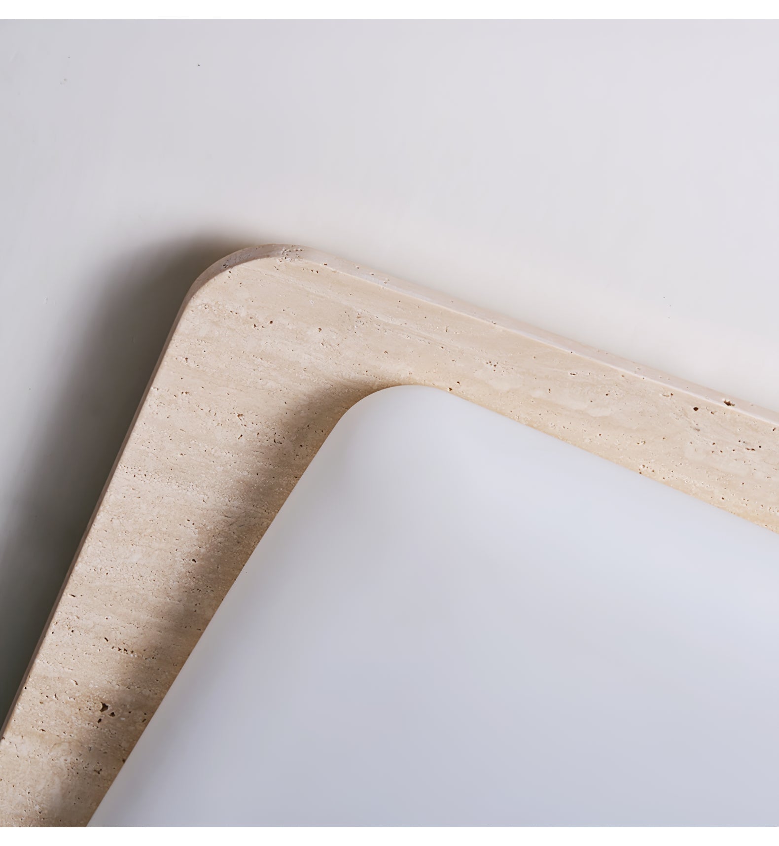 Iris Travertine Ceiling Light-Neutral Decor