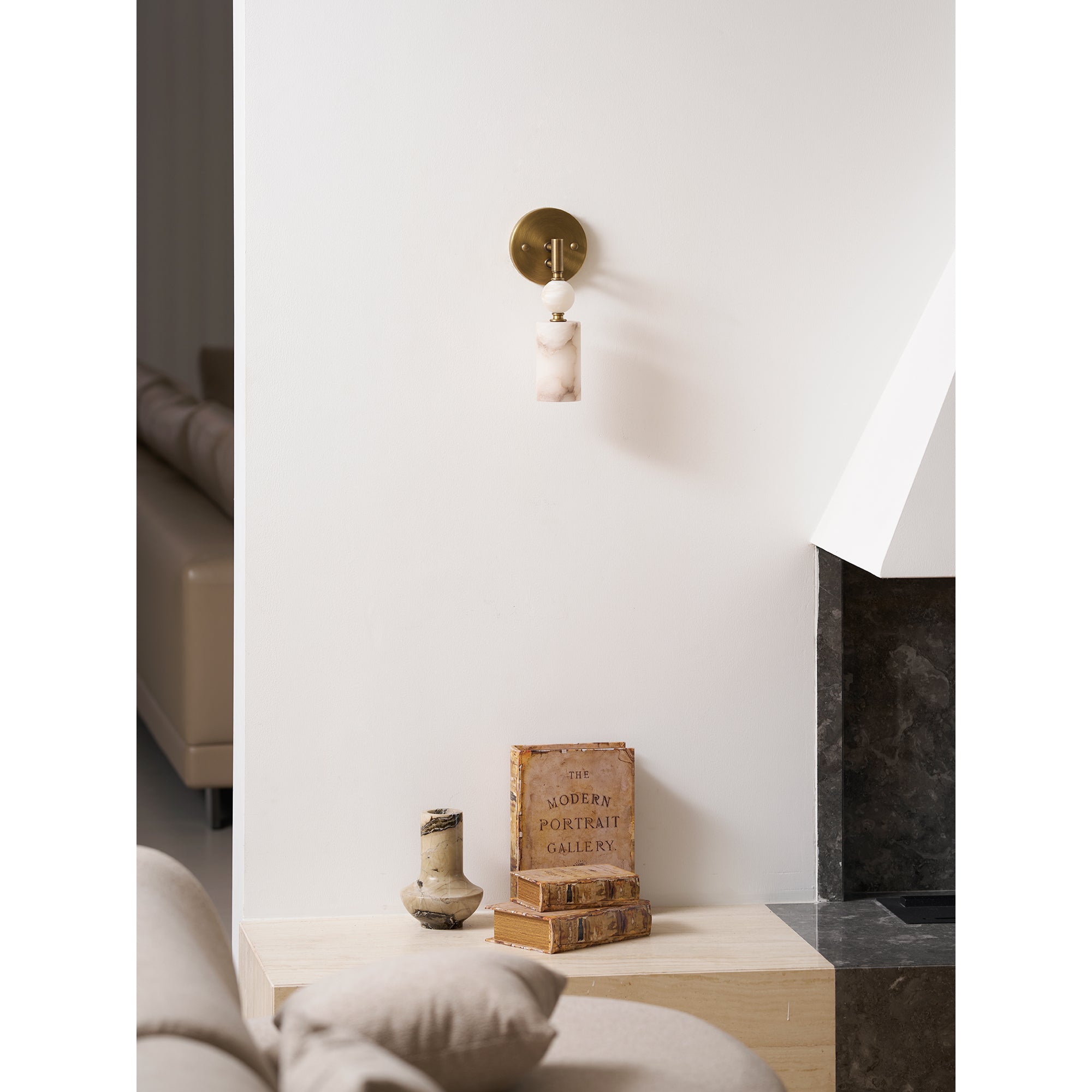 View from below the lamp, showing the socket placement.