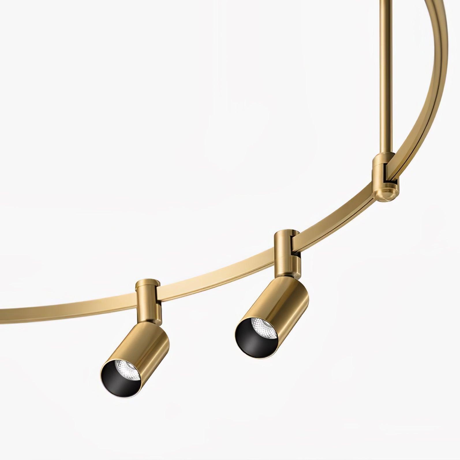 Ivrinir Ringed Brass Pendant Lamp-Neutral Decor
