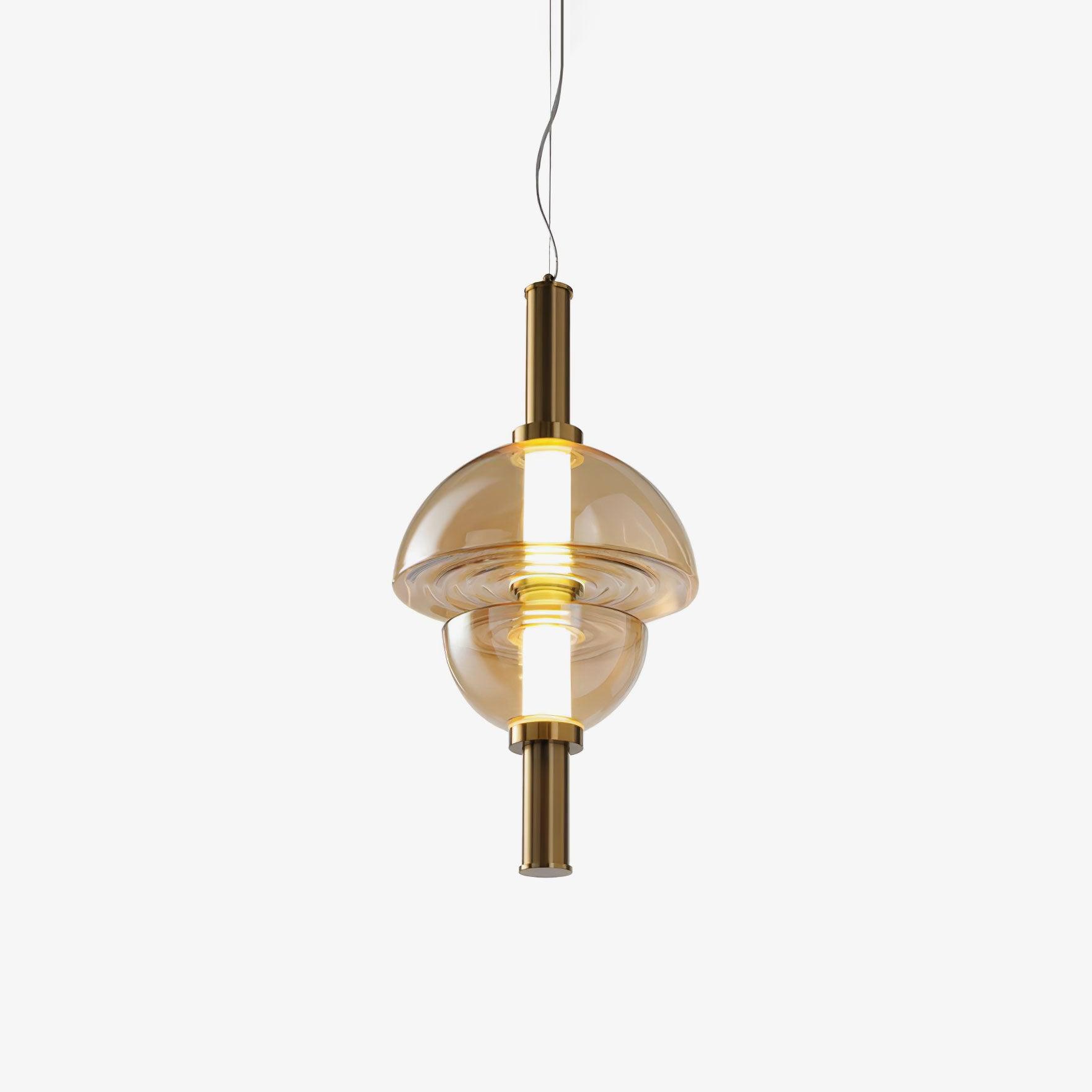 Celand Contemporar Glass Pendant Lamp-Neutral Decor