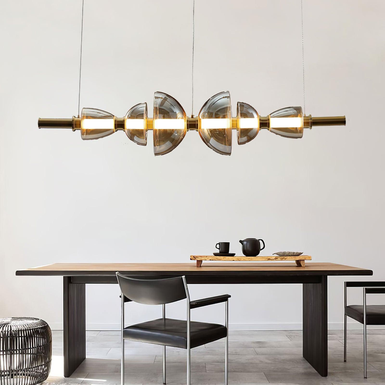 Celand Contemporar Glass Pendant Lamp-Neutral Decor