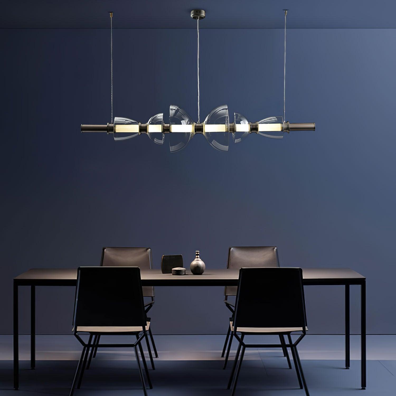 Celand Contemporar Glass Pendant Lamp-Neutral Decor