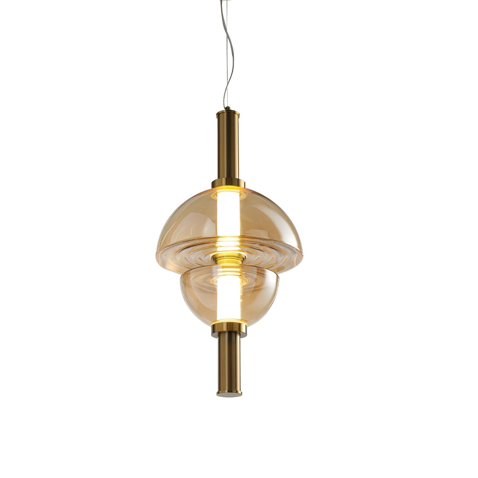 Celand Contemporar Glass Pendant Lamp-Neutral Decor