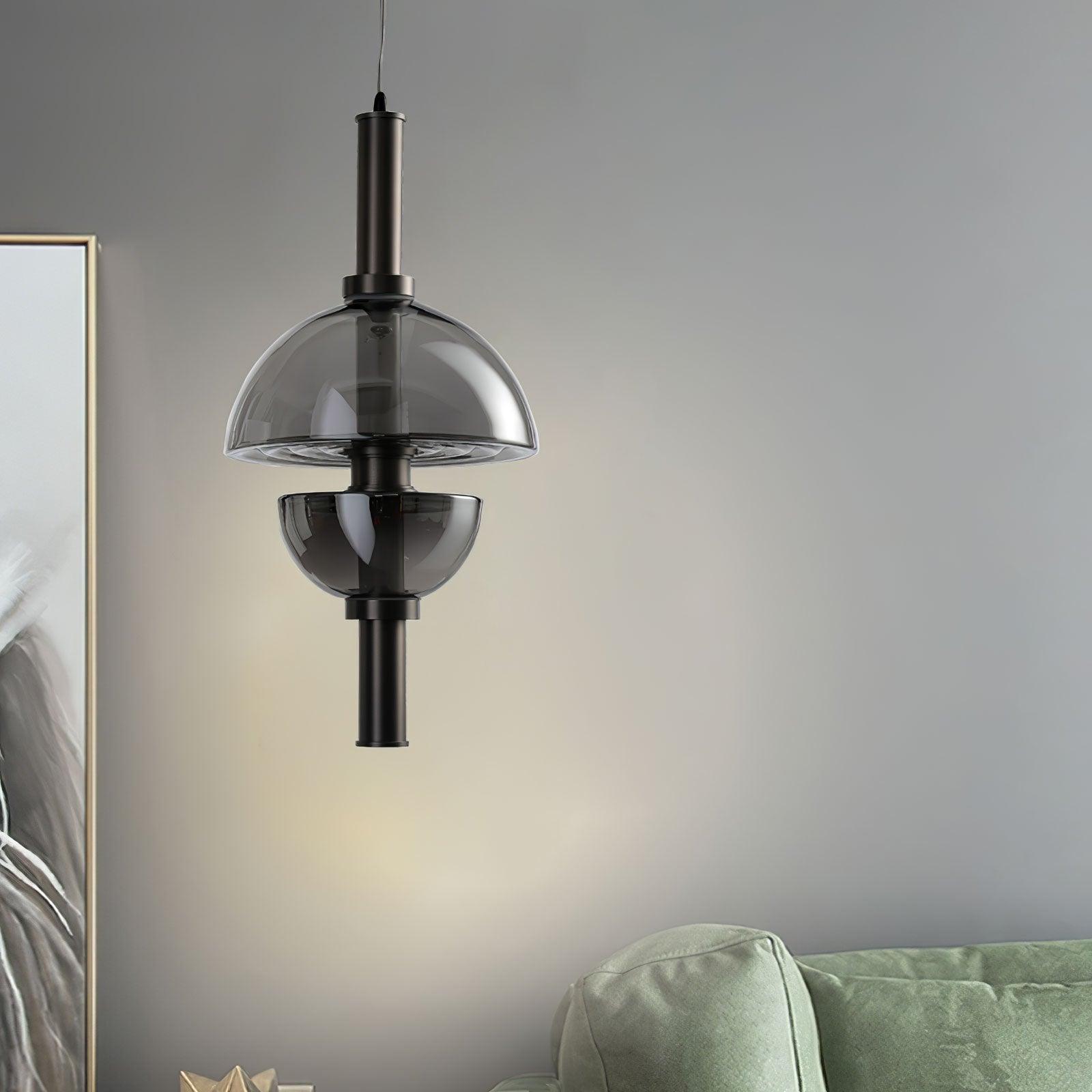 Celand Contemporar Glass Pendant Lamp-Neutral Decor