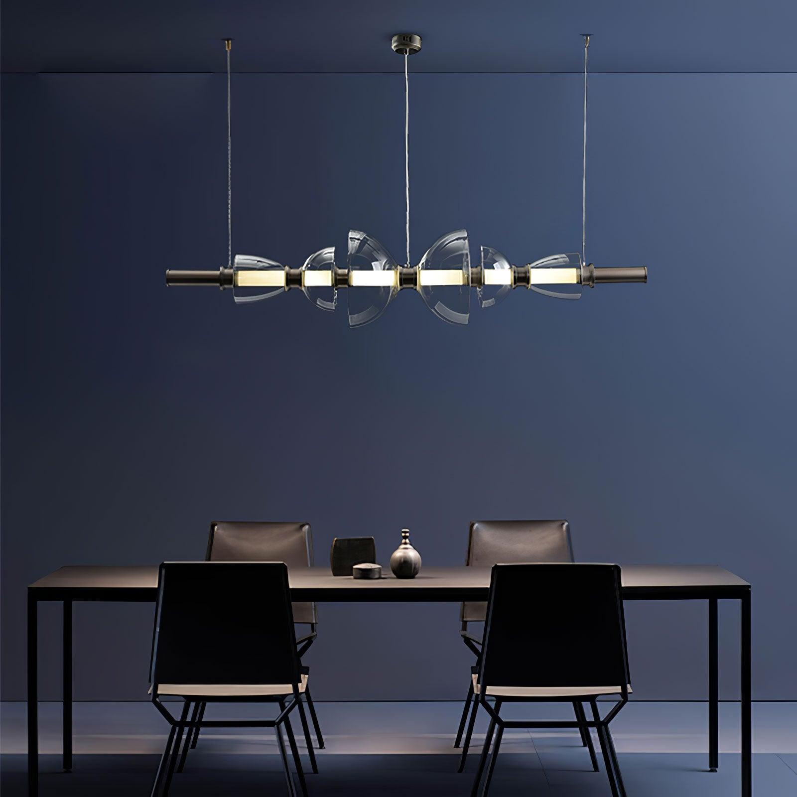 Celand Contemporar Glass Pendant Lamp-Neutral Decor