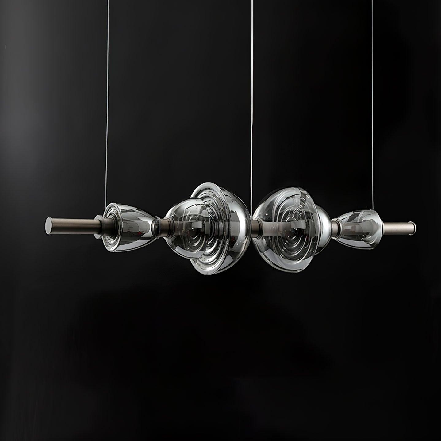 Celand Contemporar Glass Pendant Lamp-Neutral Decor
