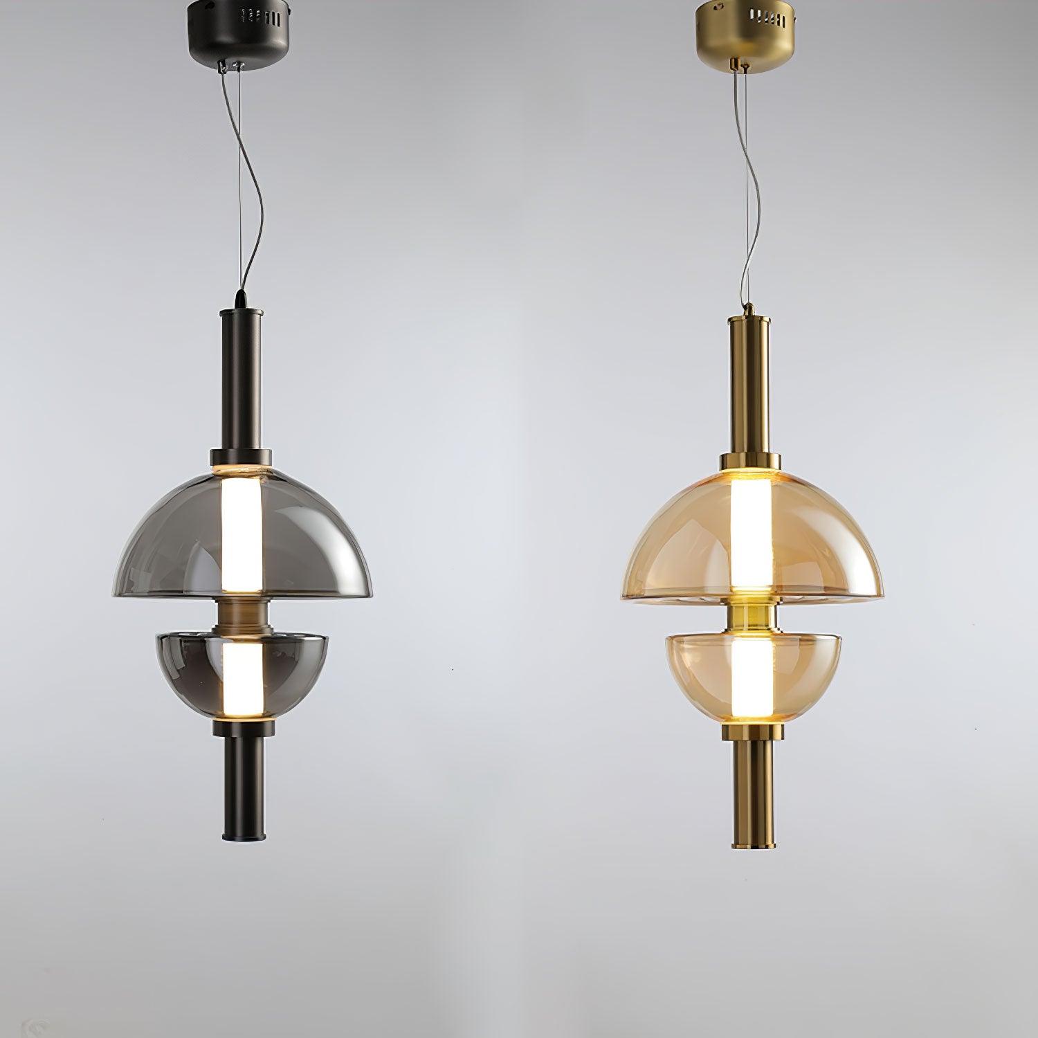 Celand Contemporar Glass Pendant Lamp-Neutral Decor