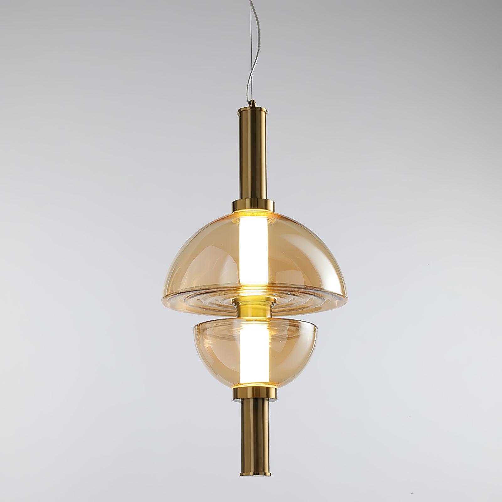 Celand Contemporar Glass Pendant Lamp-Neutral Decor