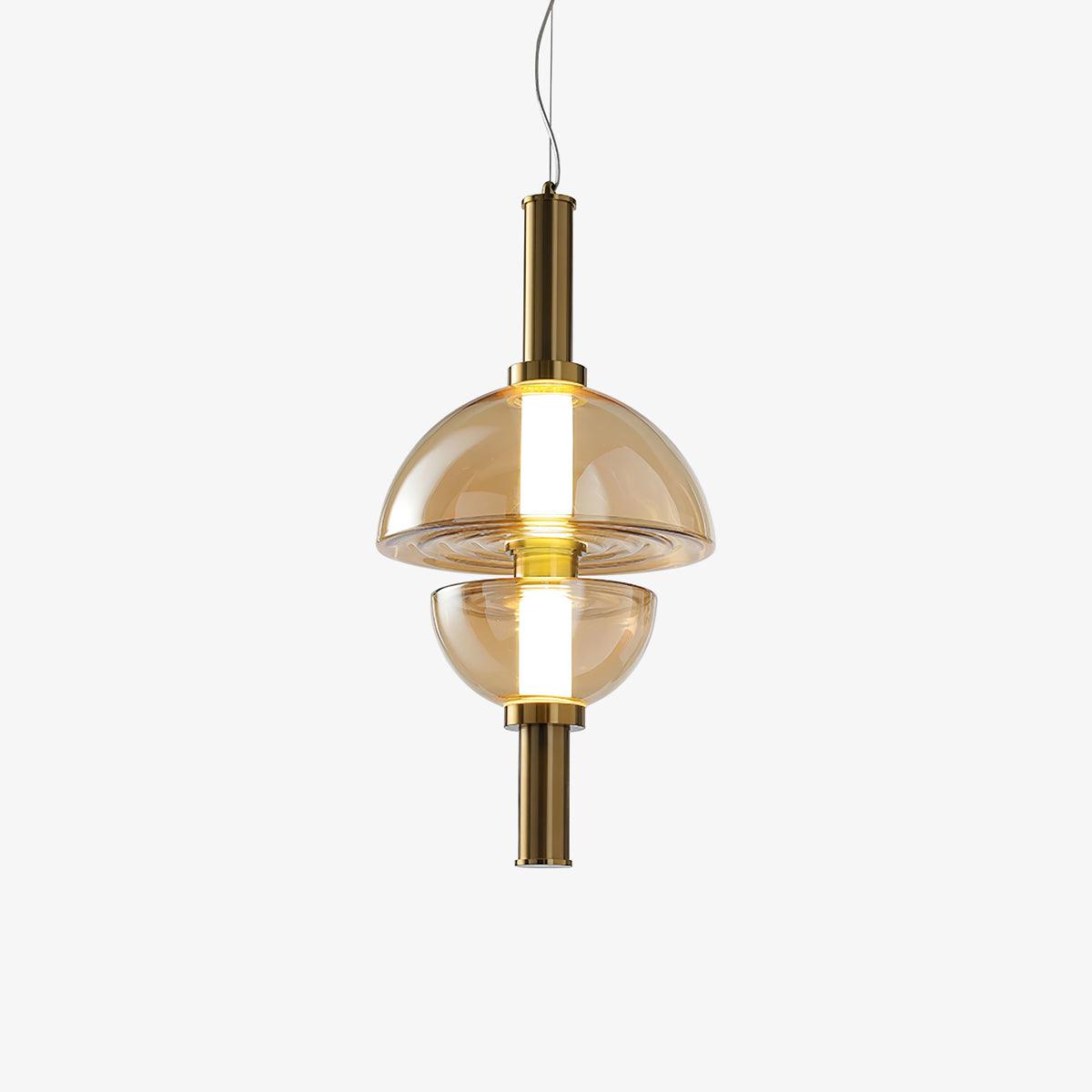 Celand Contemporar Glass Pendant Lamp-Neutral Decor