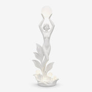 Aurora Muse Sculptural Floor Lamp-Neutral Decor