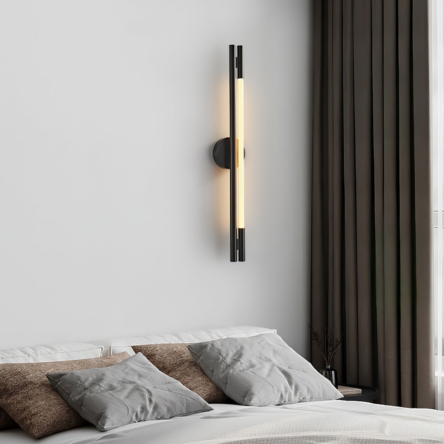 Vavenara Modern Minimalist Rod Wall Light-Neutral Decor