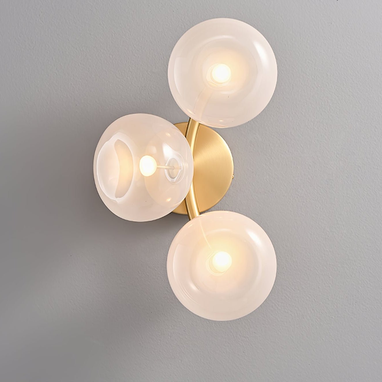 Salem Wall Lamp Vine Nordic Art Glass Metal-Neutral Decor
