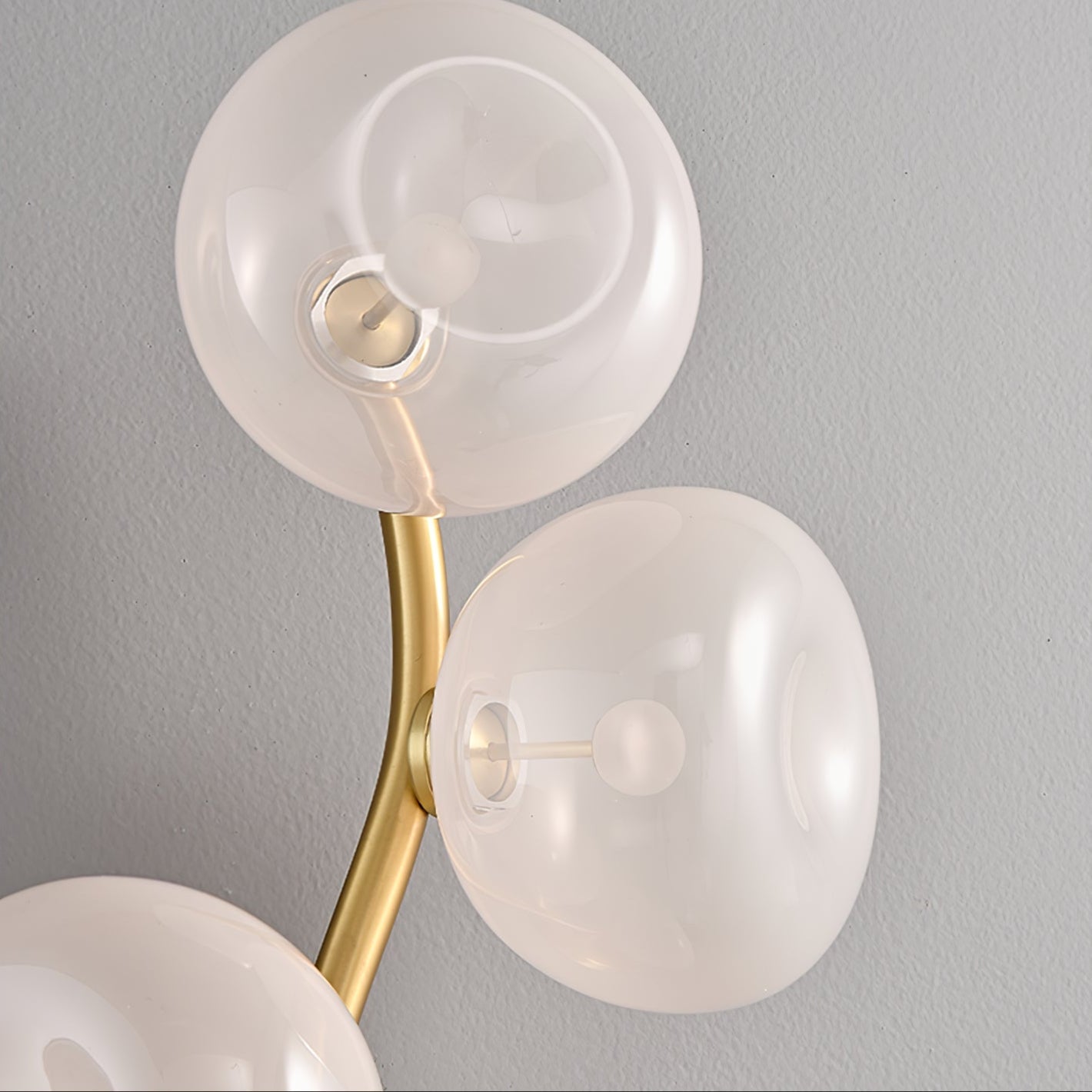 Salem Wall Lamp Vine Nordic Art Glass Metal-Neutral Decor