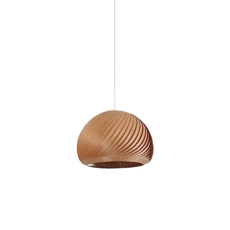 Biltes Vintage Wood Pendant Lamp-Neutral Decor