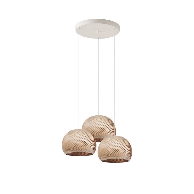 Biltes Vintage Wood Pendant Lamp-Neutral Decor