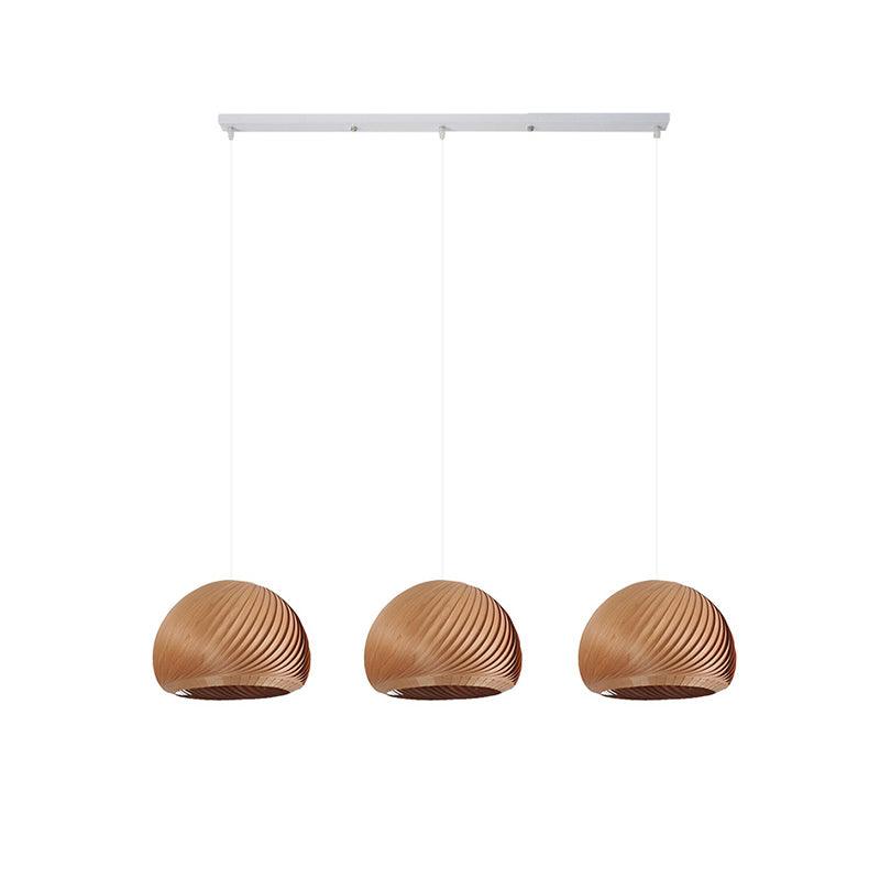 Biltes Vintage Wood Pendant Lamp-Neutral Decor