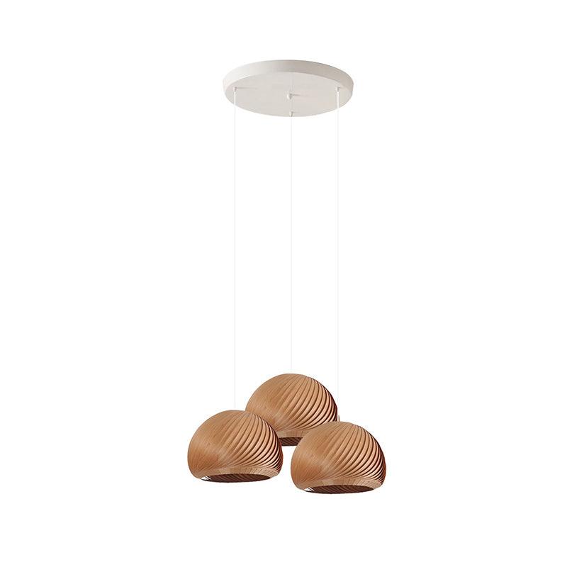 Biltes Vintage Wood Pendant Lamp-Neutral Decor