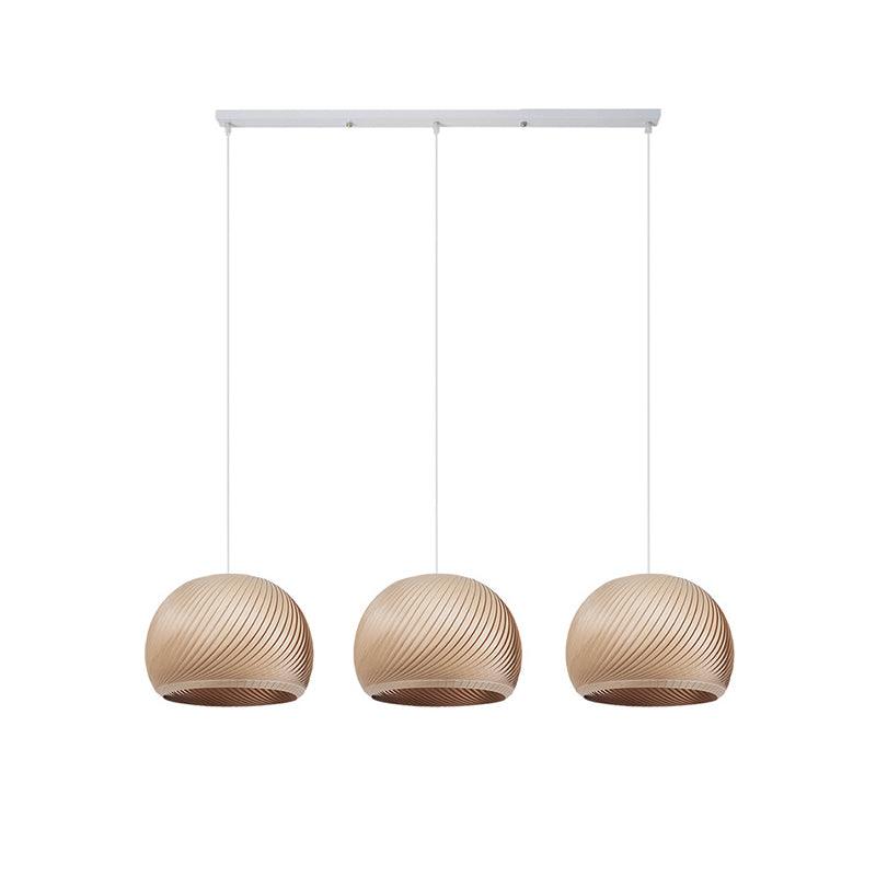 Biltes Vintage Wood Pendant Lamp-Neutral Decor