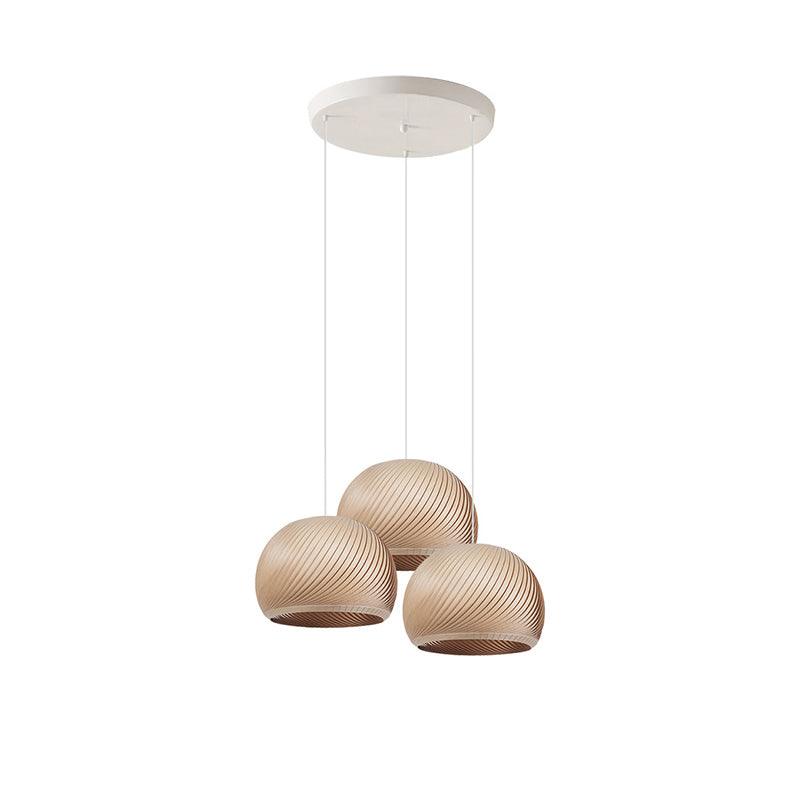 Biltes Vintage Wood Pendant Lamp-Neutral Decor