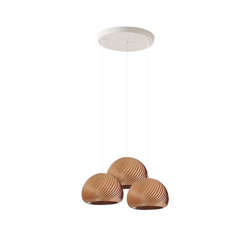 Biltes Vintage Wood Pendant Lamp-Neutral Decor
