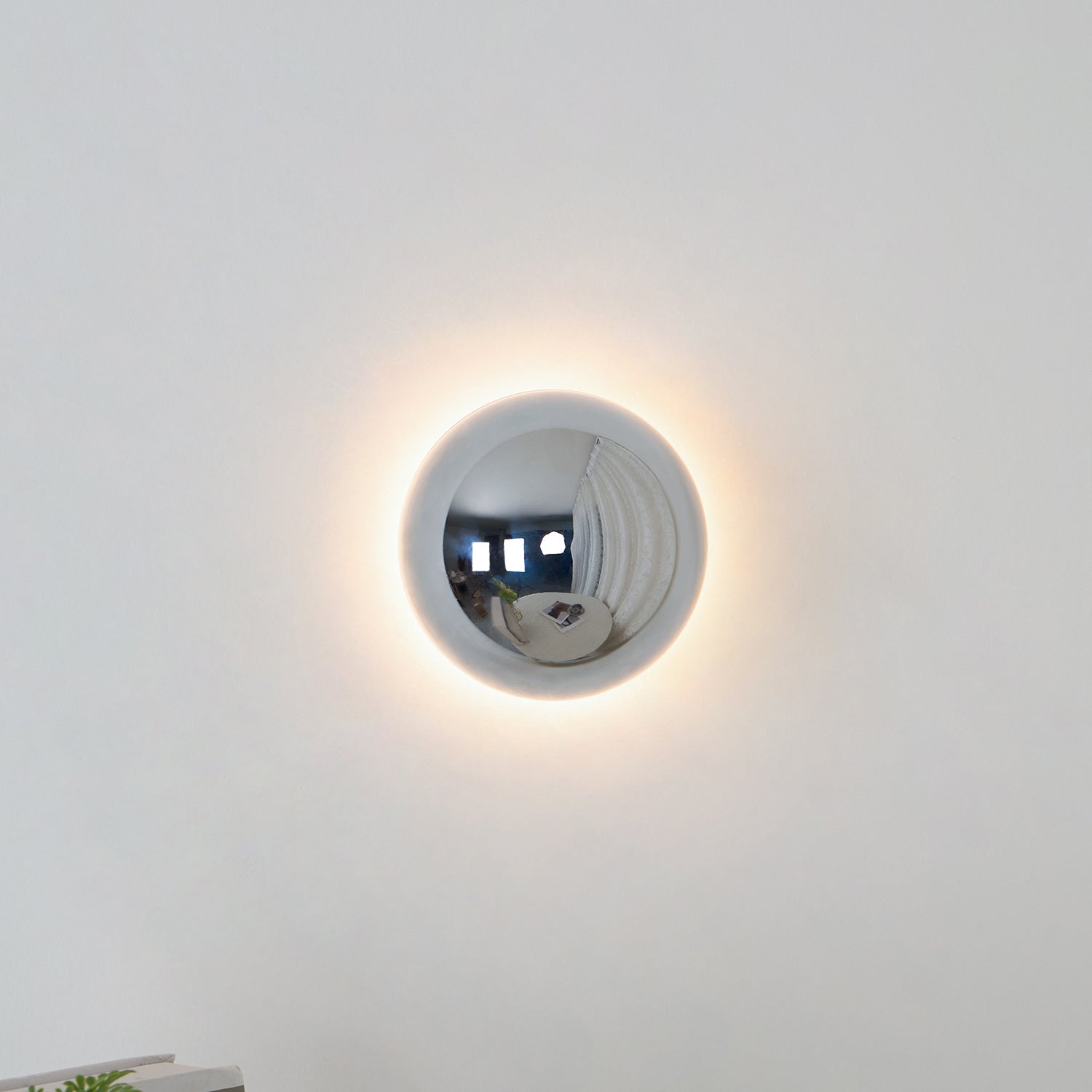 Virixy Modern Minimalist Sphere Sconce Wall Lamp-Neutral Decor