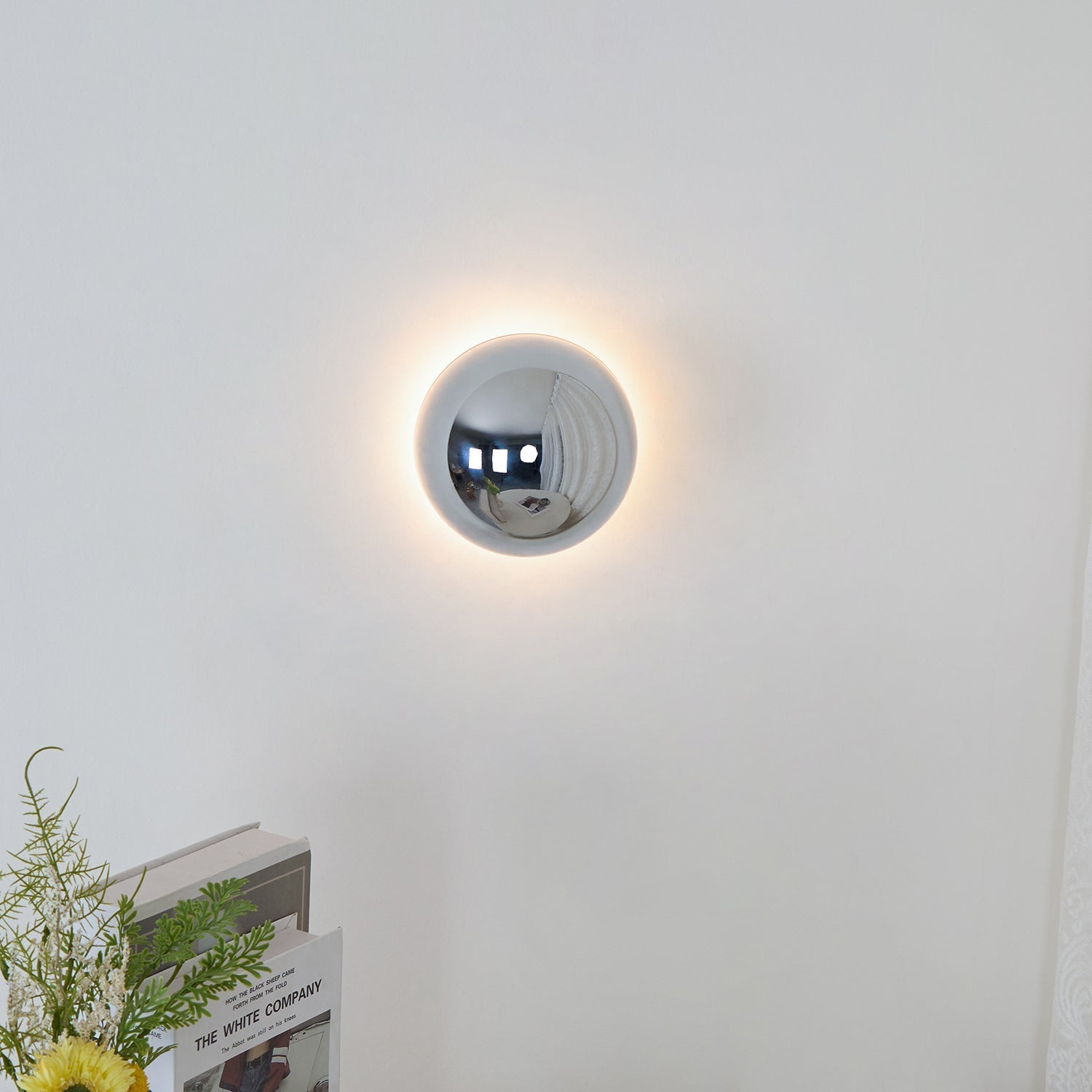 Virixy Modern Minimalist Sphere Sconce Wall Lamp-Neutral Decor