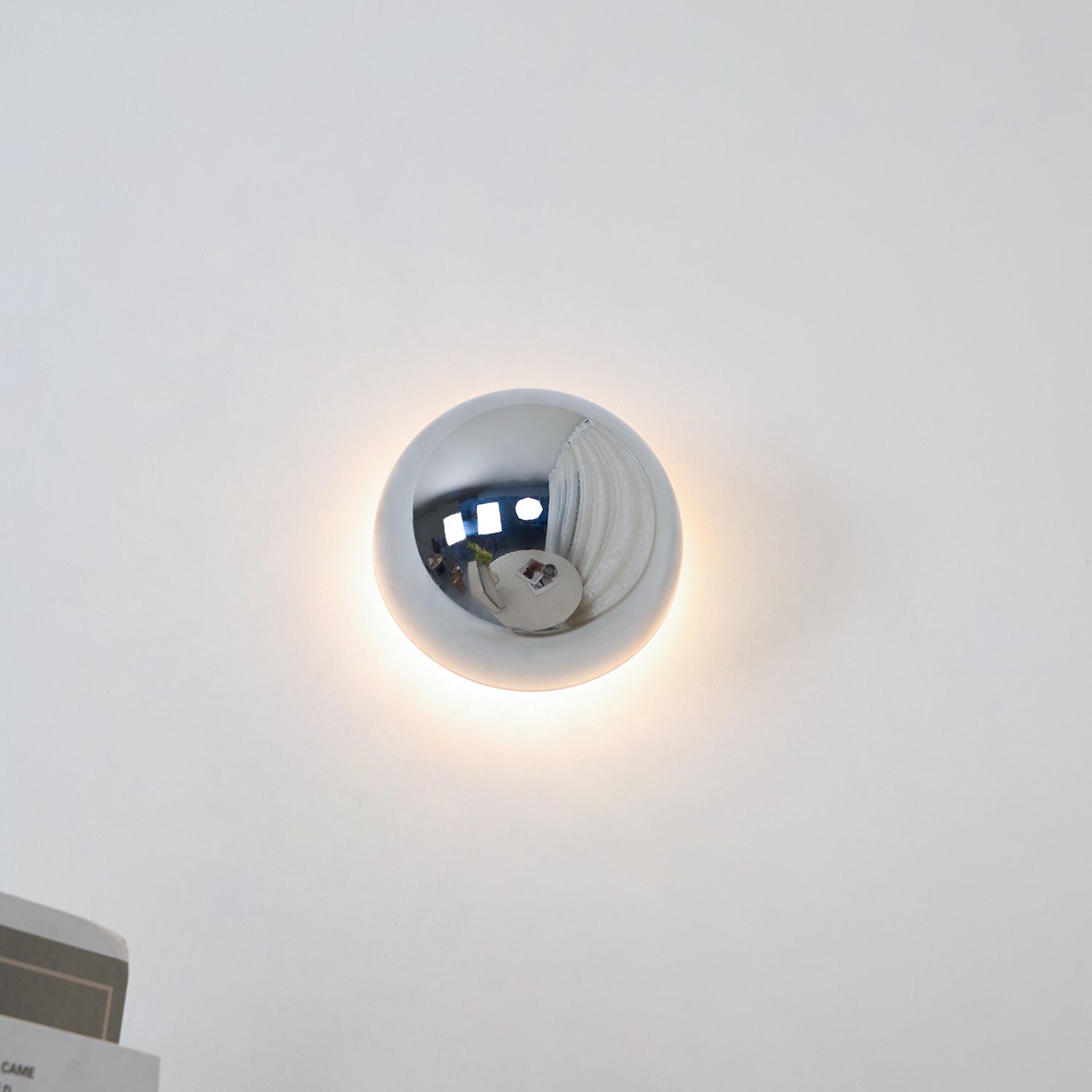 Virixy Modern Minimalist Sphere Sconce Wall Lamp-Neutral Decor