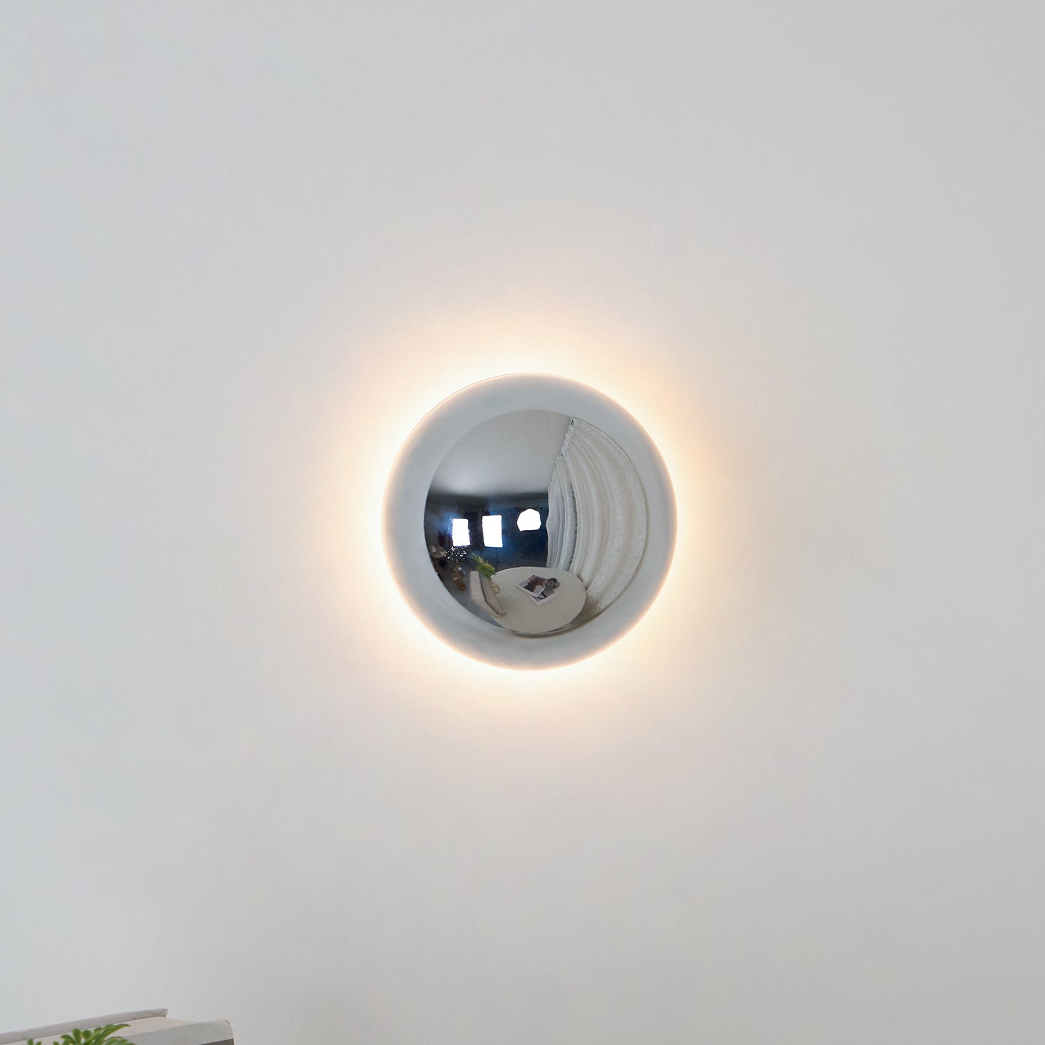 Virixy Modern Minimalist Sphere Sconce Wall Lamp-Neutral Decor