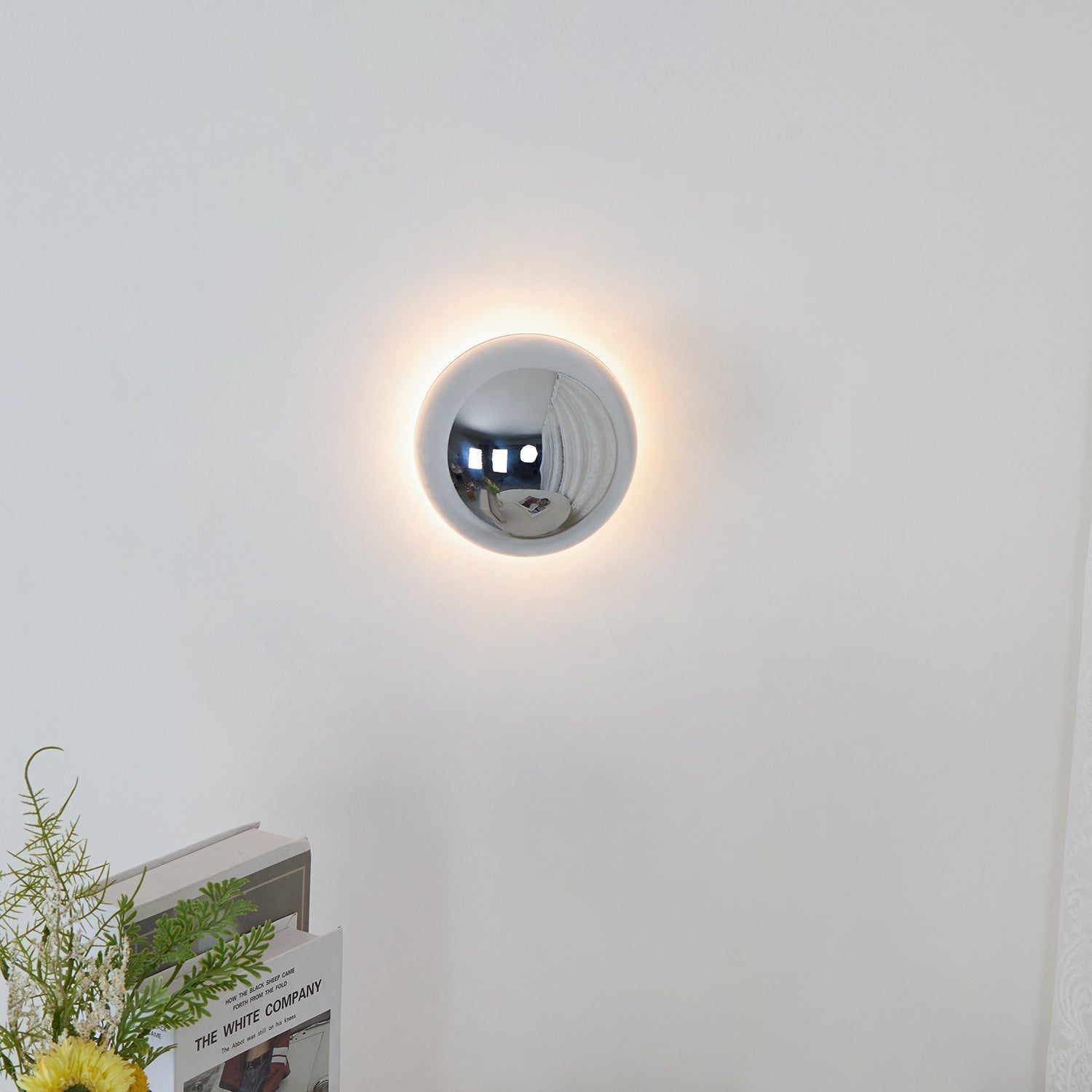 Virixy Modern Minimalist Sphere Sconce Wall Lamp-Neutral Decor