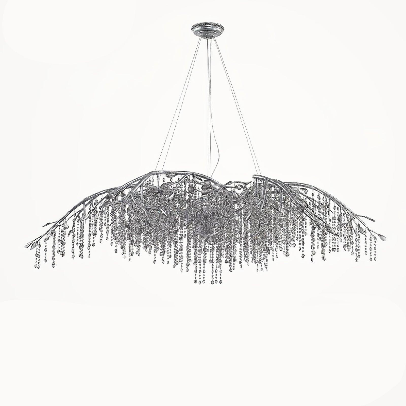 Aris Postmodern Luxury Twilight Crystal Chandelier-Neutral Decor