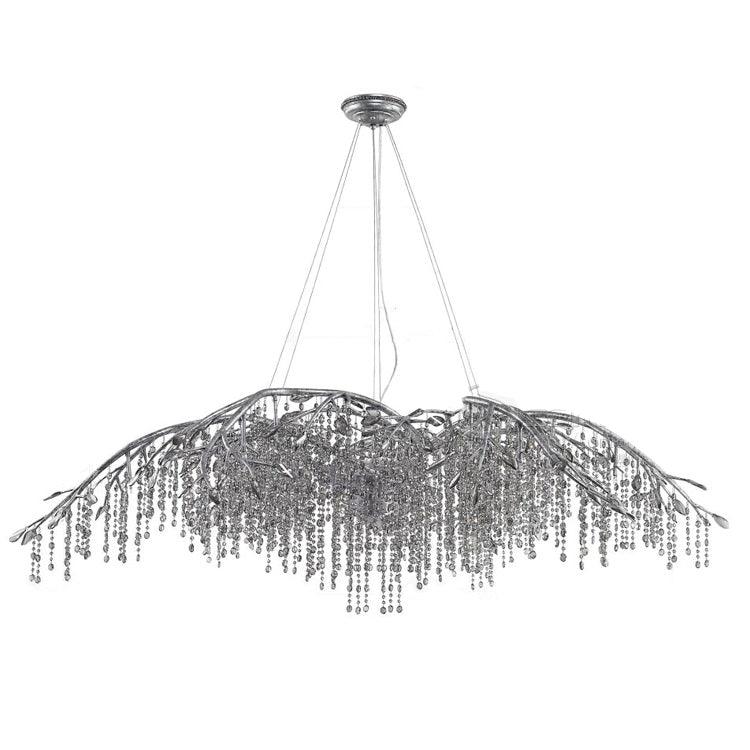Aris Postmodern Luxury Twilight Crystal Chandelier-Neutral Decor